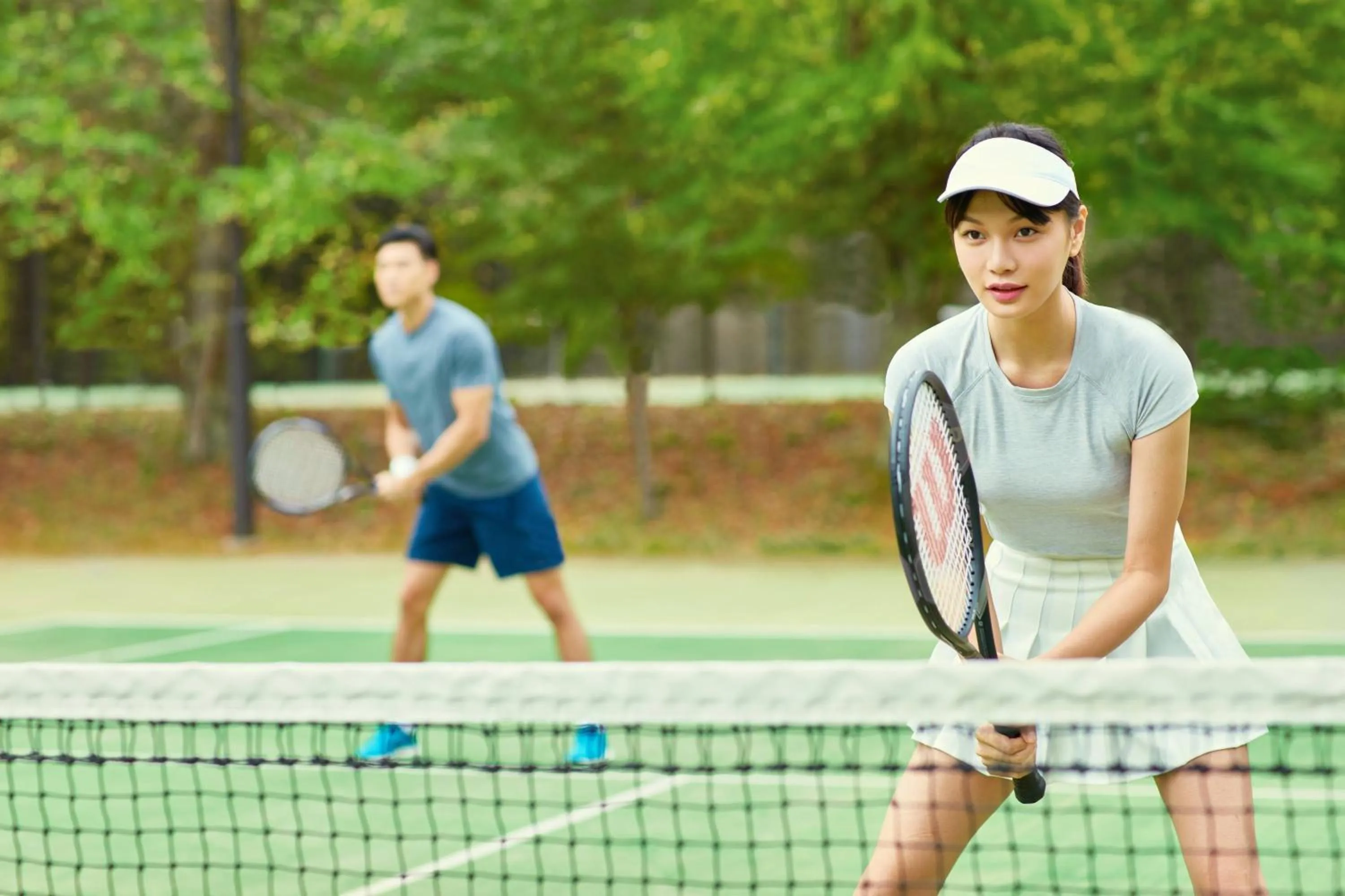 Tennis court in Fuji Marriott Hotel Lake Yamanaka