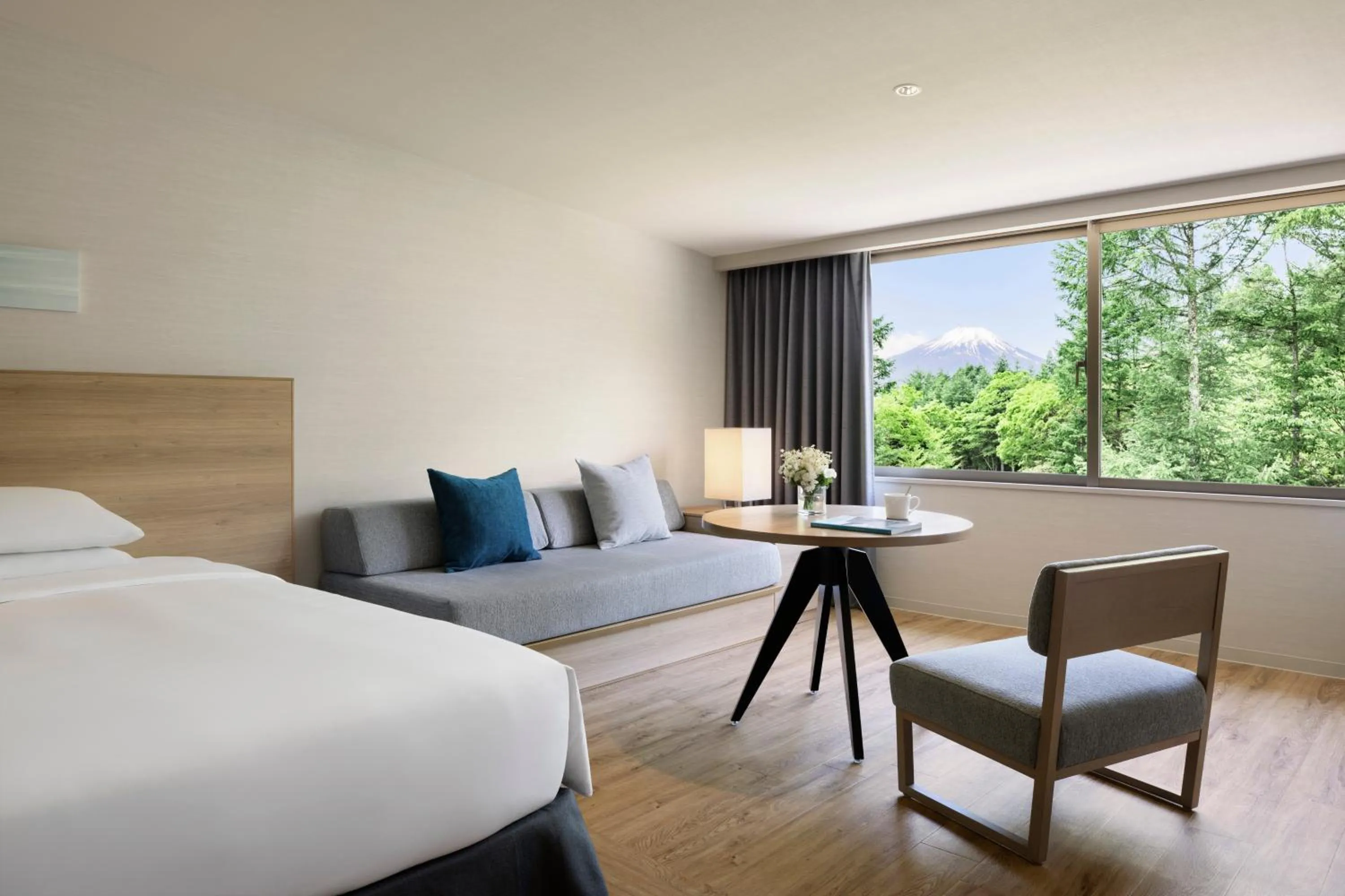 Photo of the whole room, Bed in Fuji Marriott Hotel Lake Yamanaka