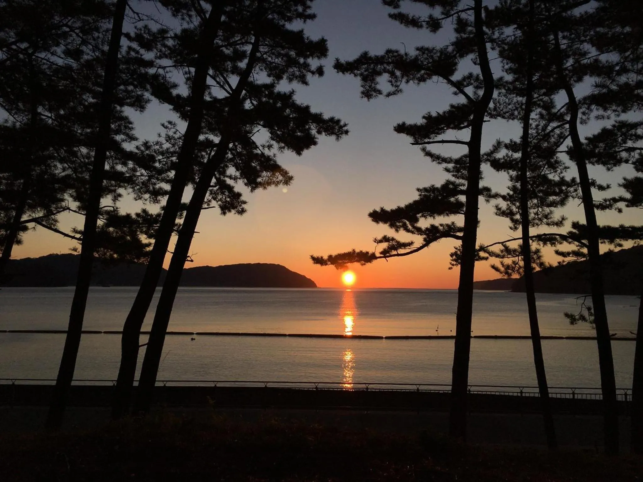 Natural landscape in Hamabeno Ryouriyado Houraikan