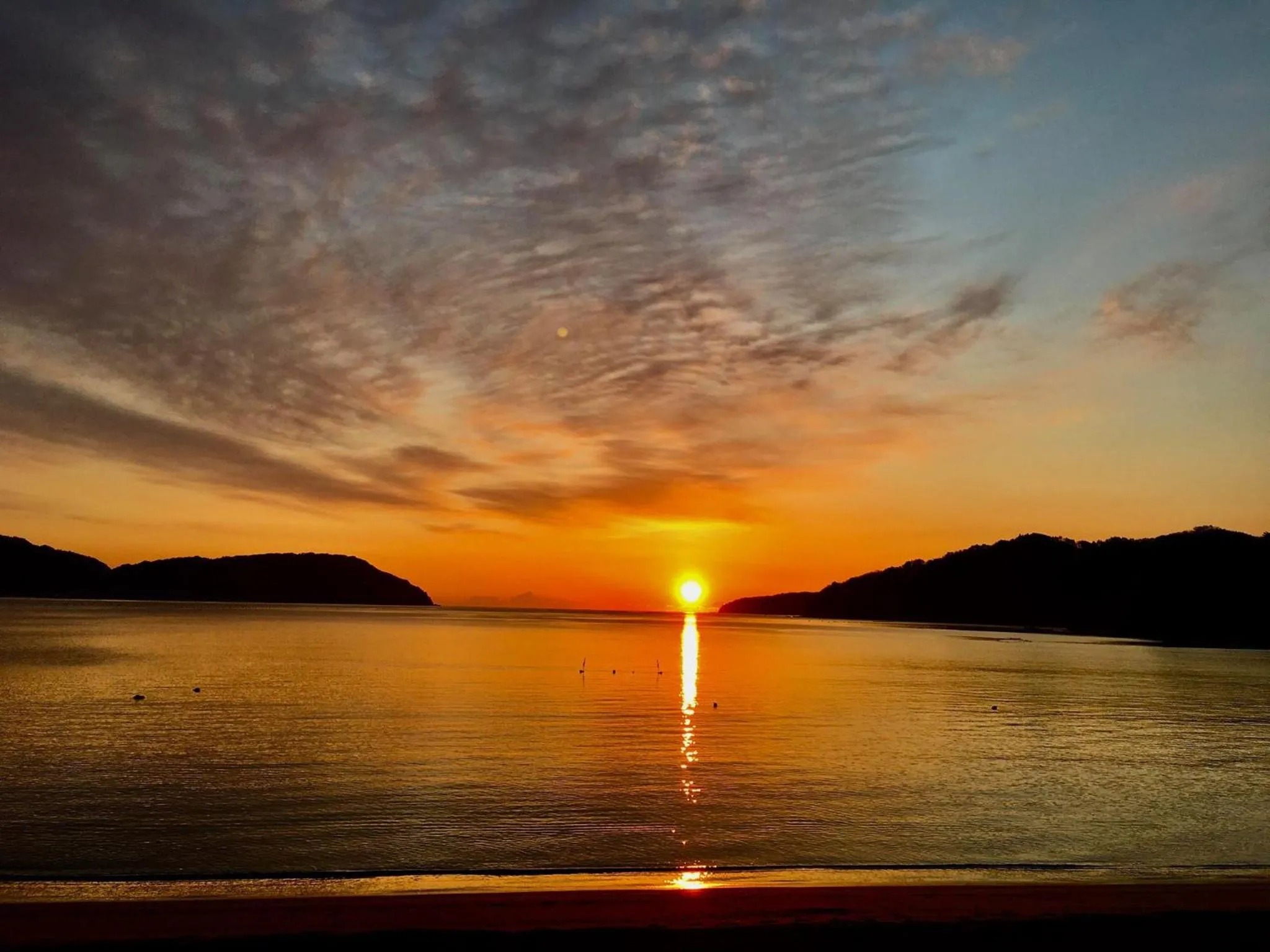 Natural landscape in Hamabeno Ryouriyado Houraikan