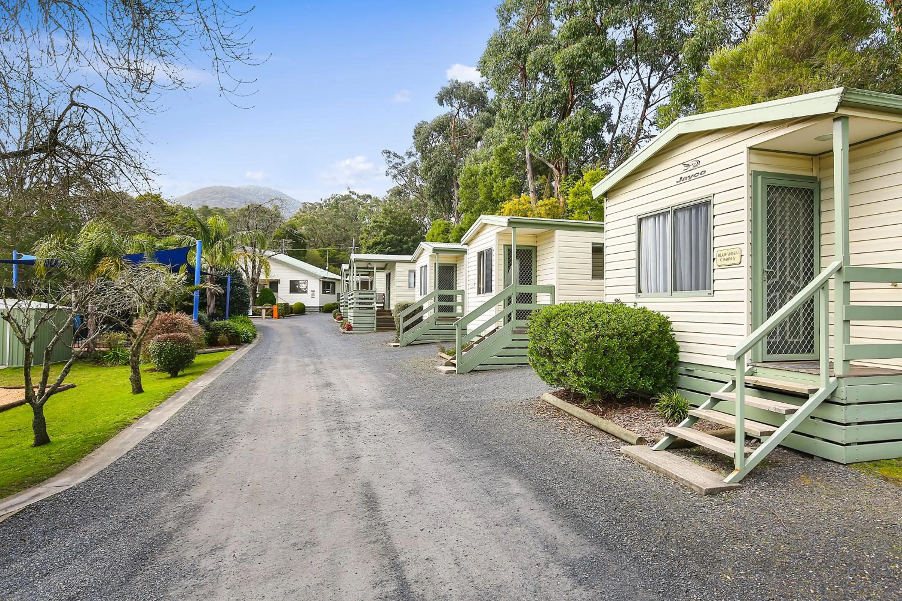 Area and facilities in Enclave at Healesville Holiday Park