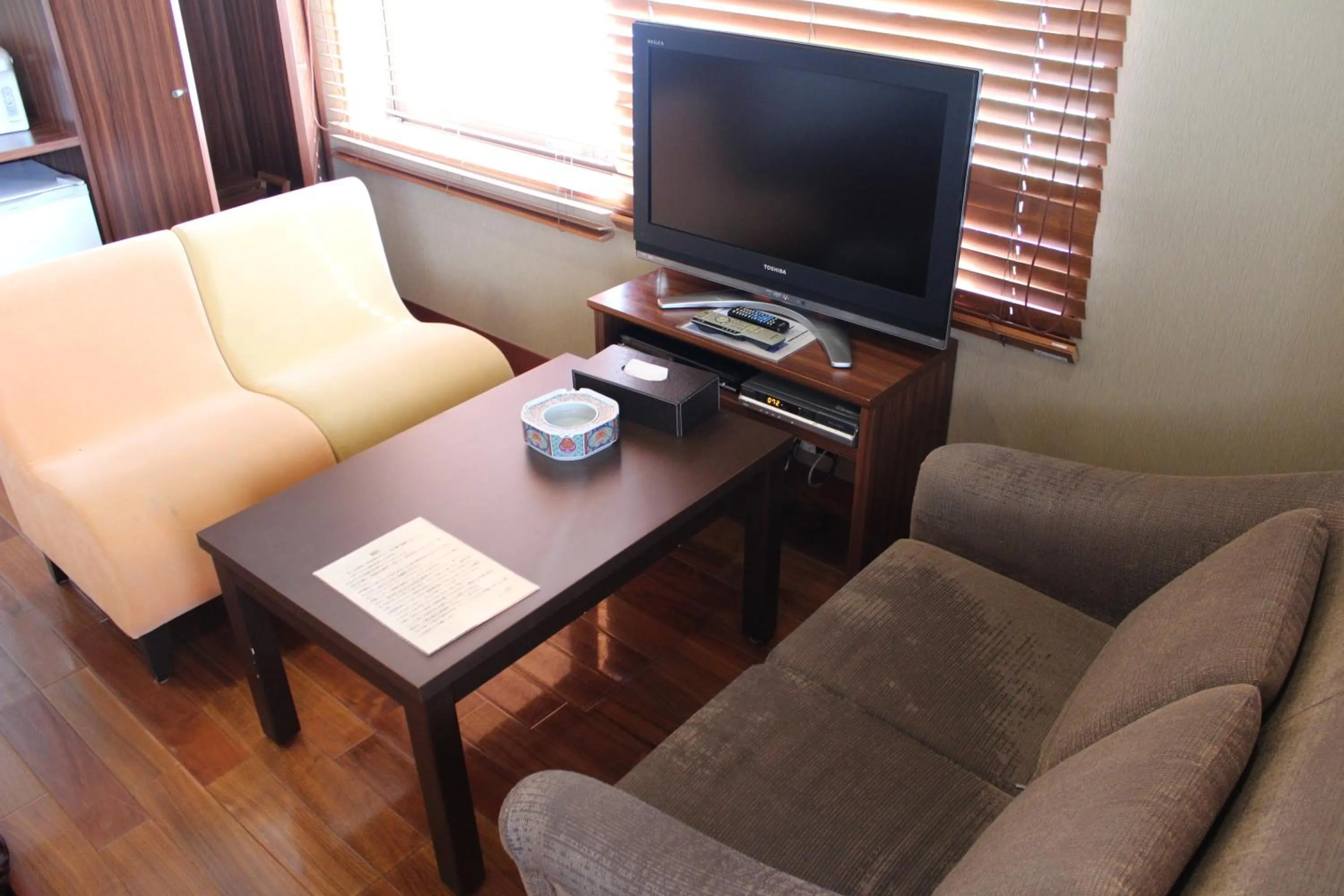 Seating area in Hotel Saika