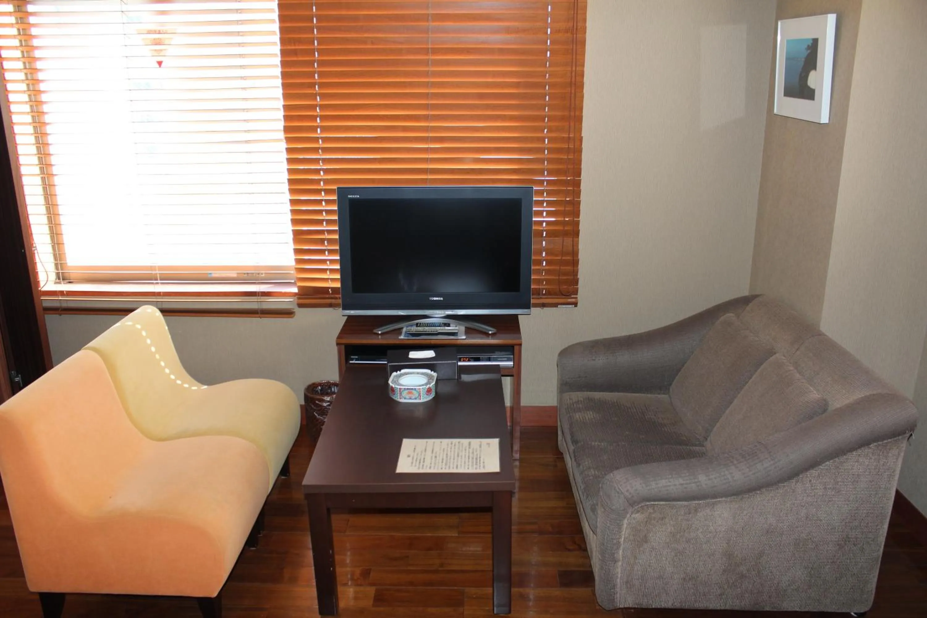 Seating area in Hotel Saika