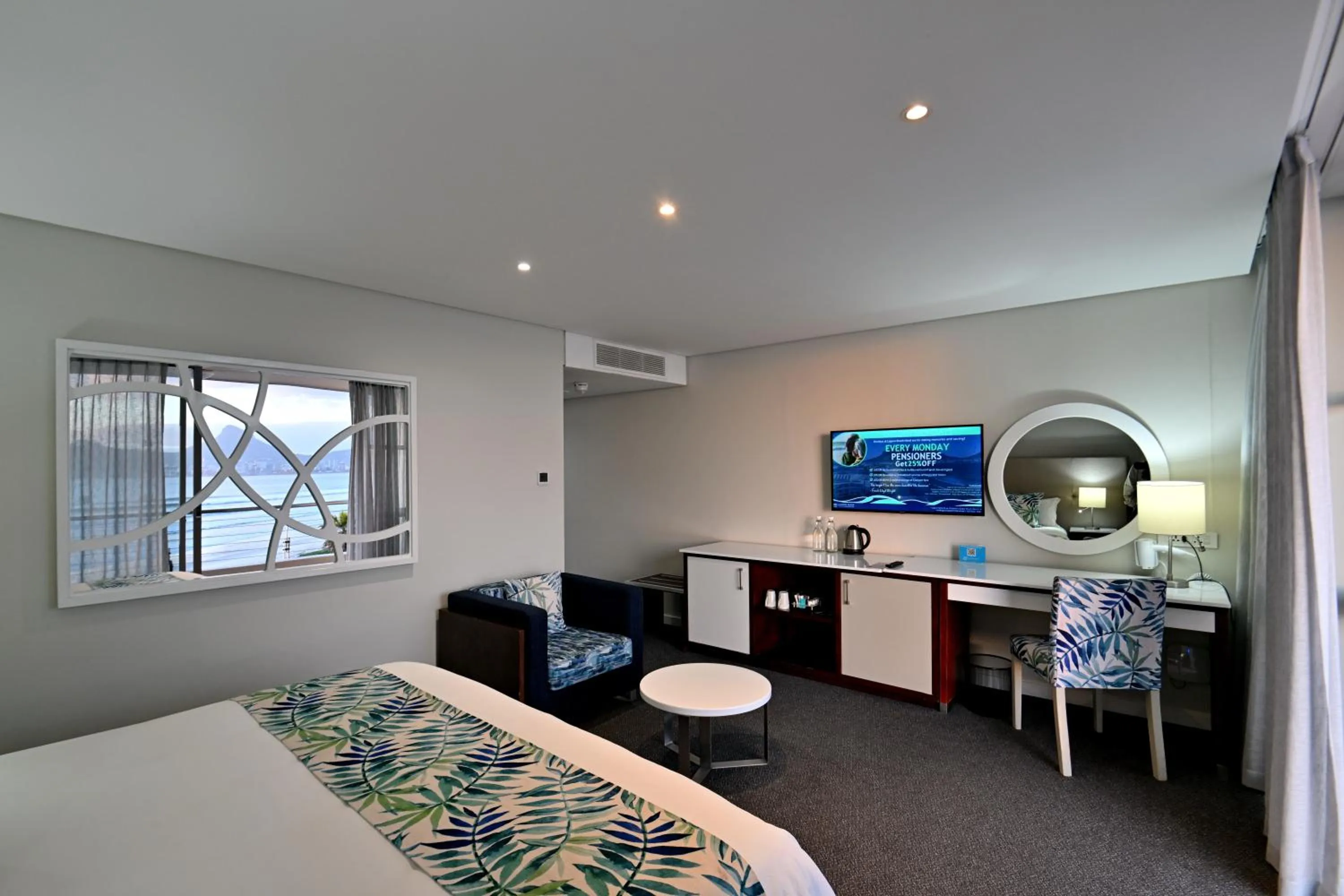 Bed in Lagoon Beach Hotel & Spa