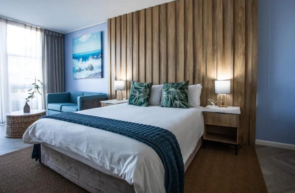 Bed in Lagoon Beach Hotel & Spa