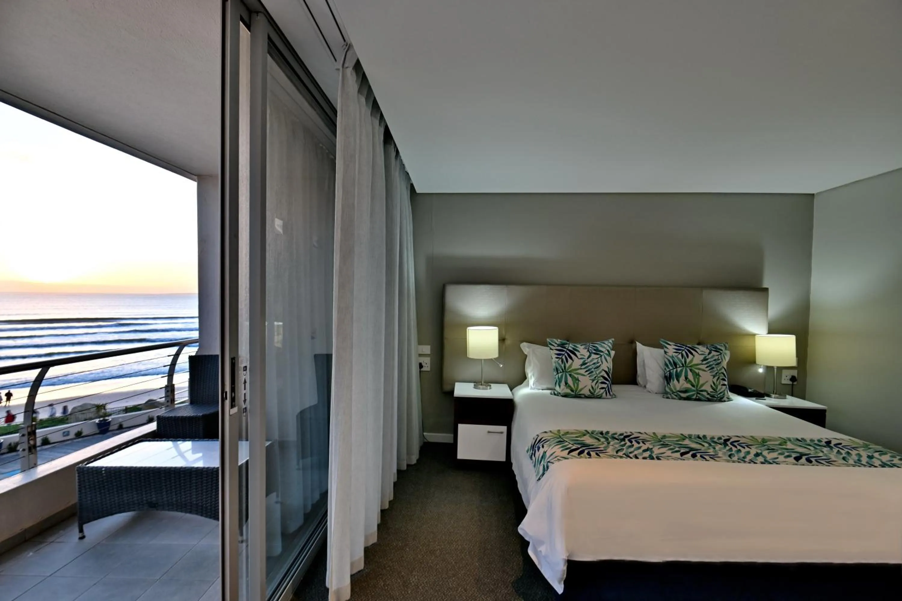 Bed in Lagoon Beach Hotel & Spa