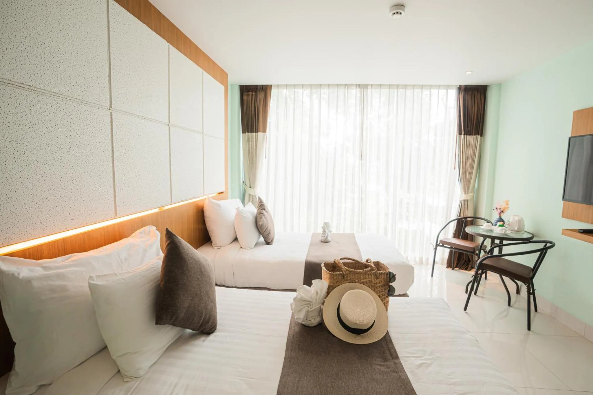 Bed in A Hotel Simply