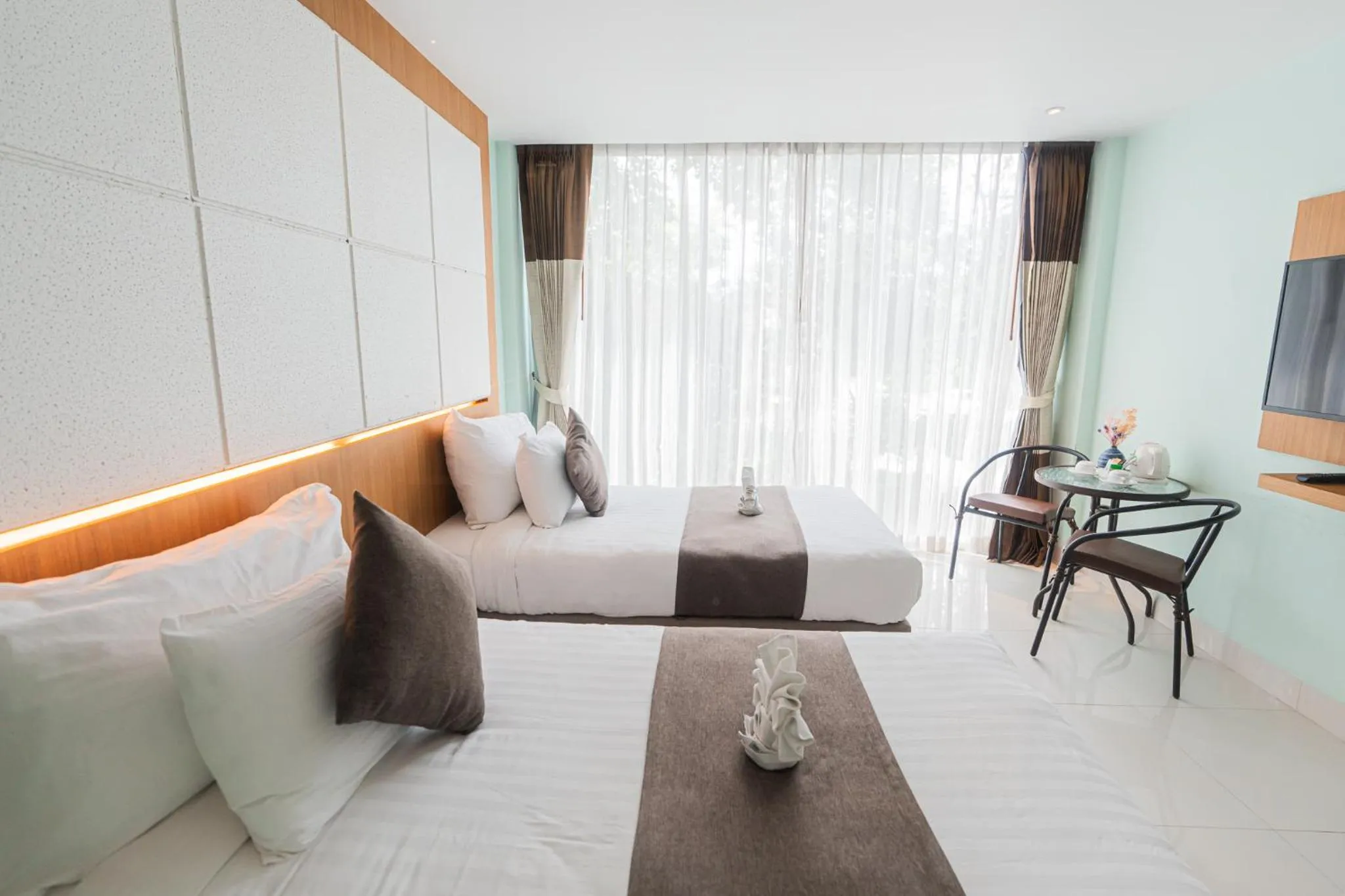 Bedroom, Bed in A Hotel Simply