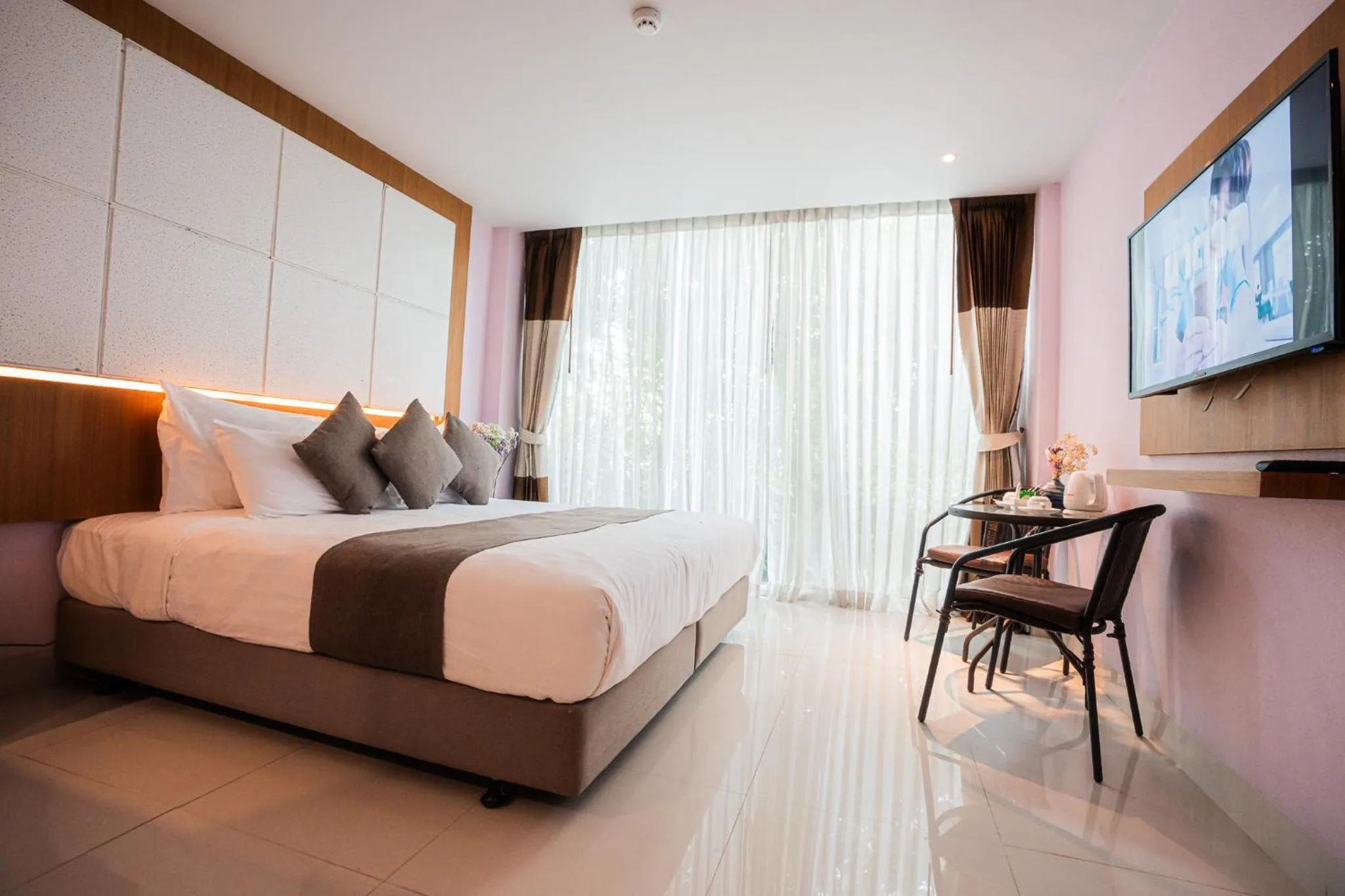 Bed in A Hotel Simply