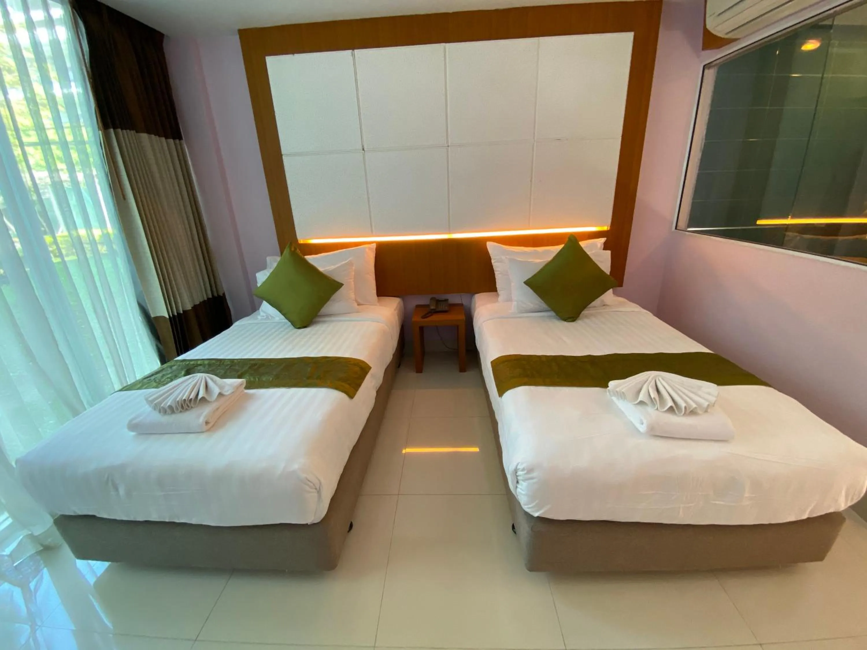 Bed in A Hotel Simply