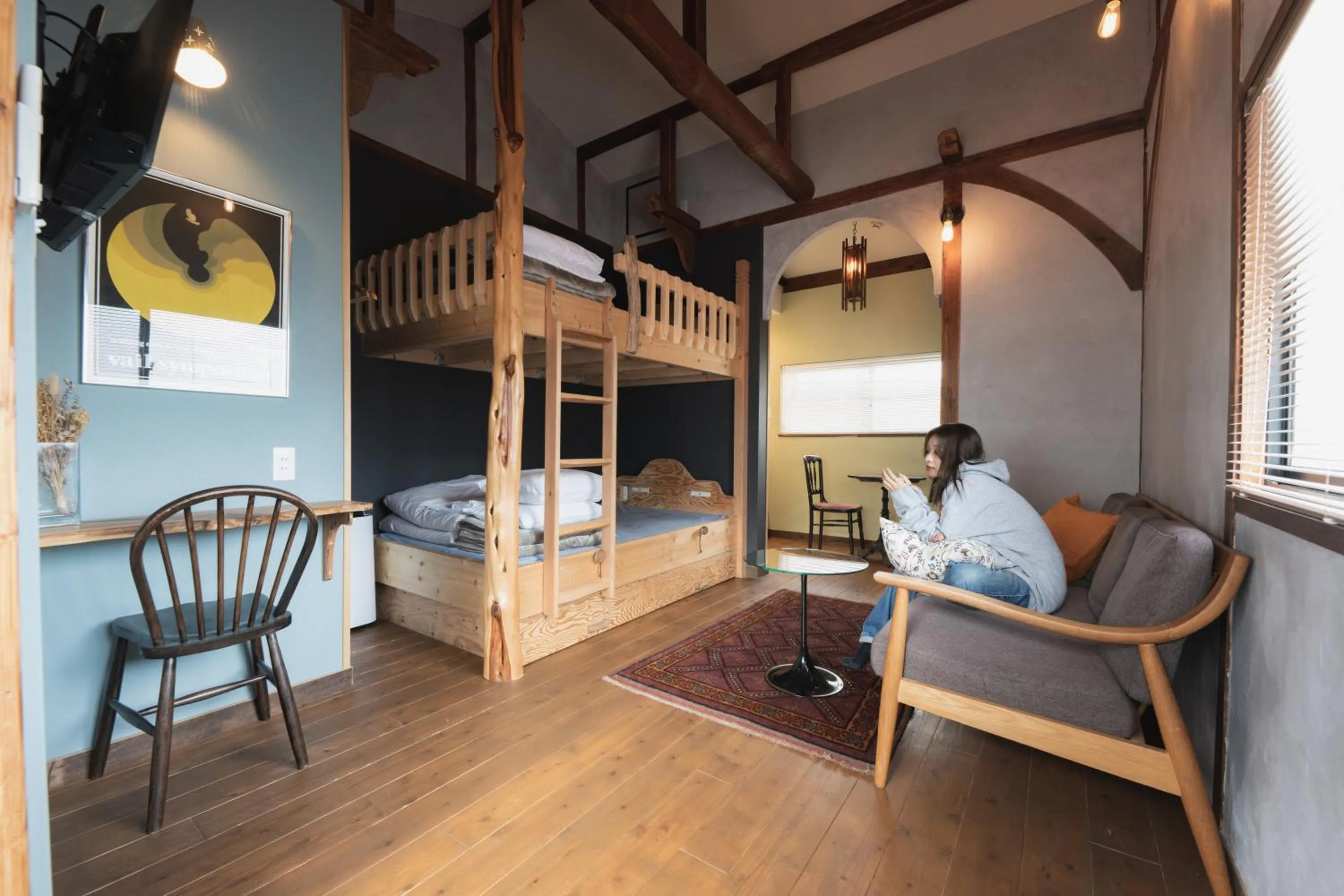 Photo of the whole room, Bed in Traditional Apartment Takamatsu Guesthouse