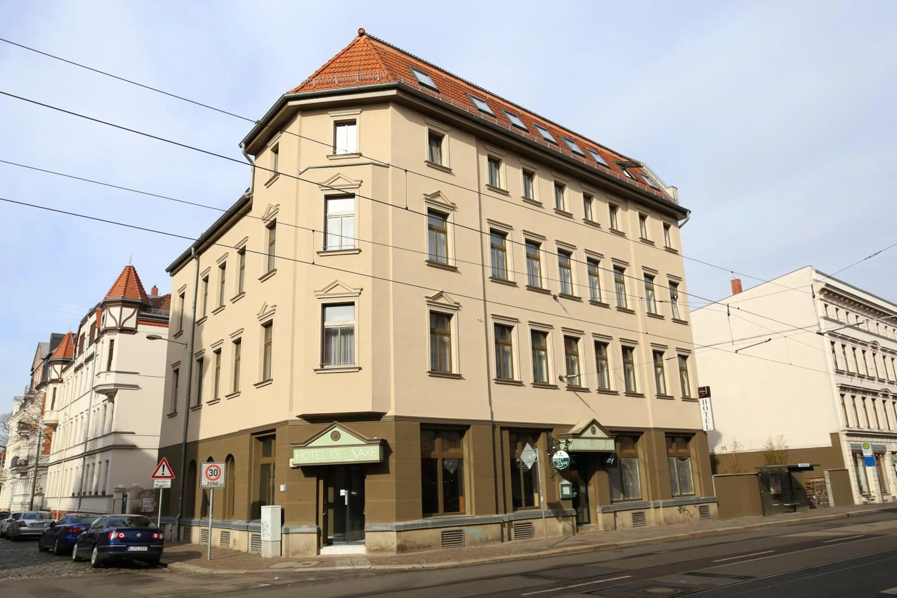 Property building in Hotel de Saxe Leipzig