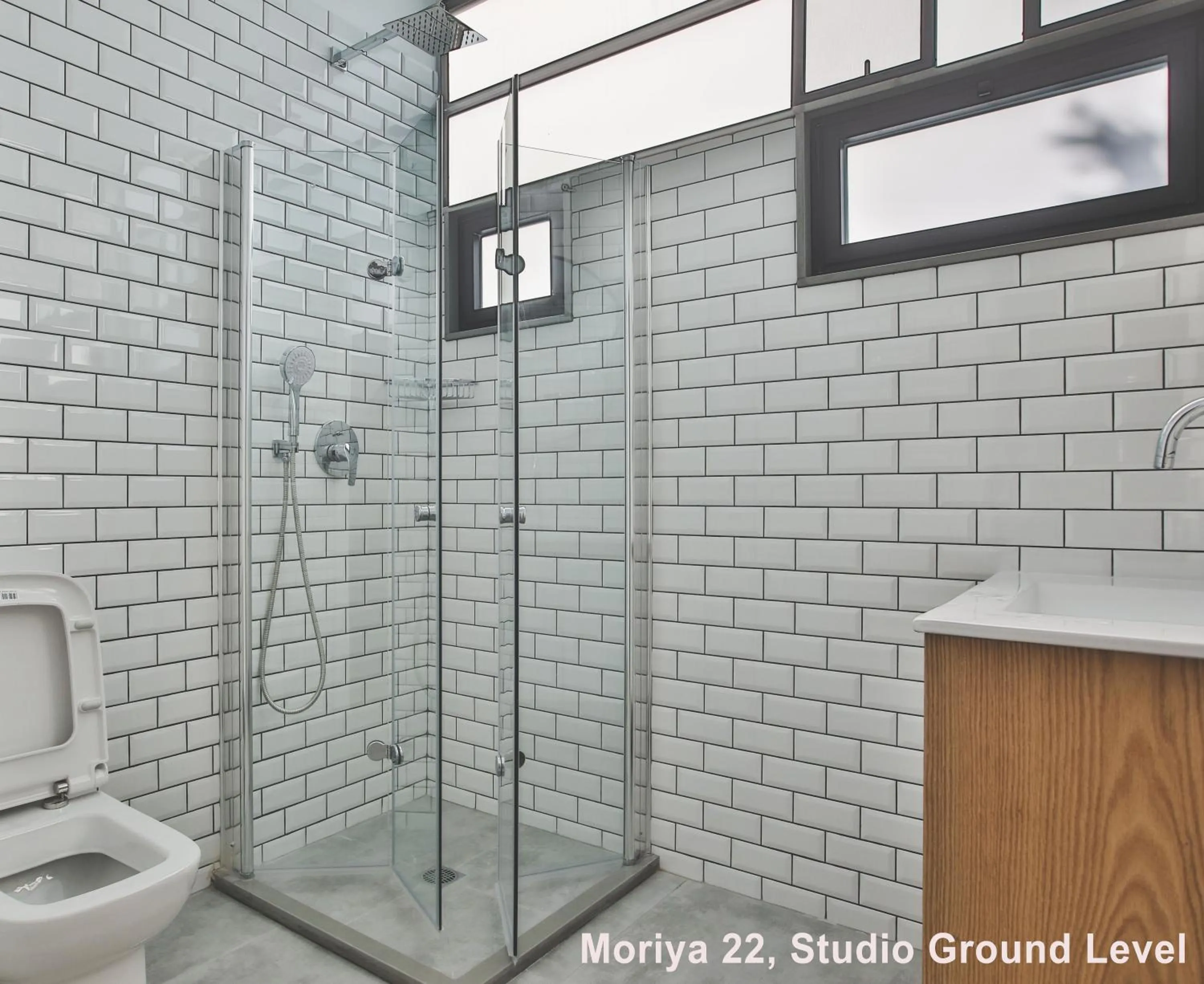 Shower in Carmel Boutique Apartments