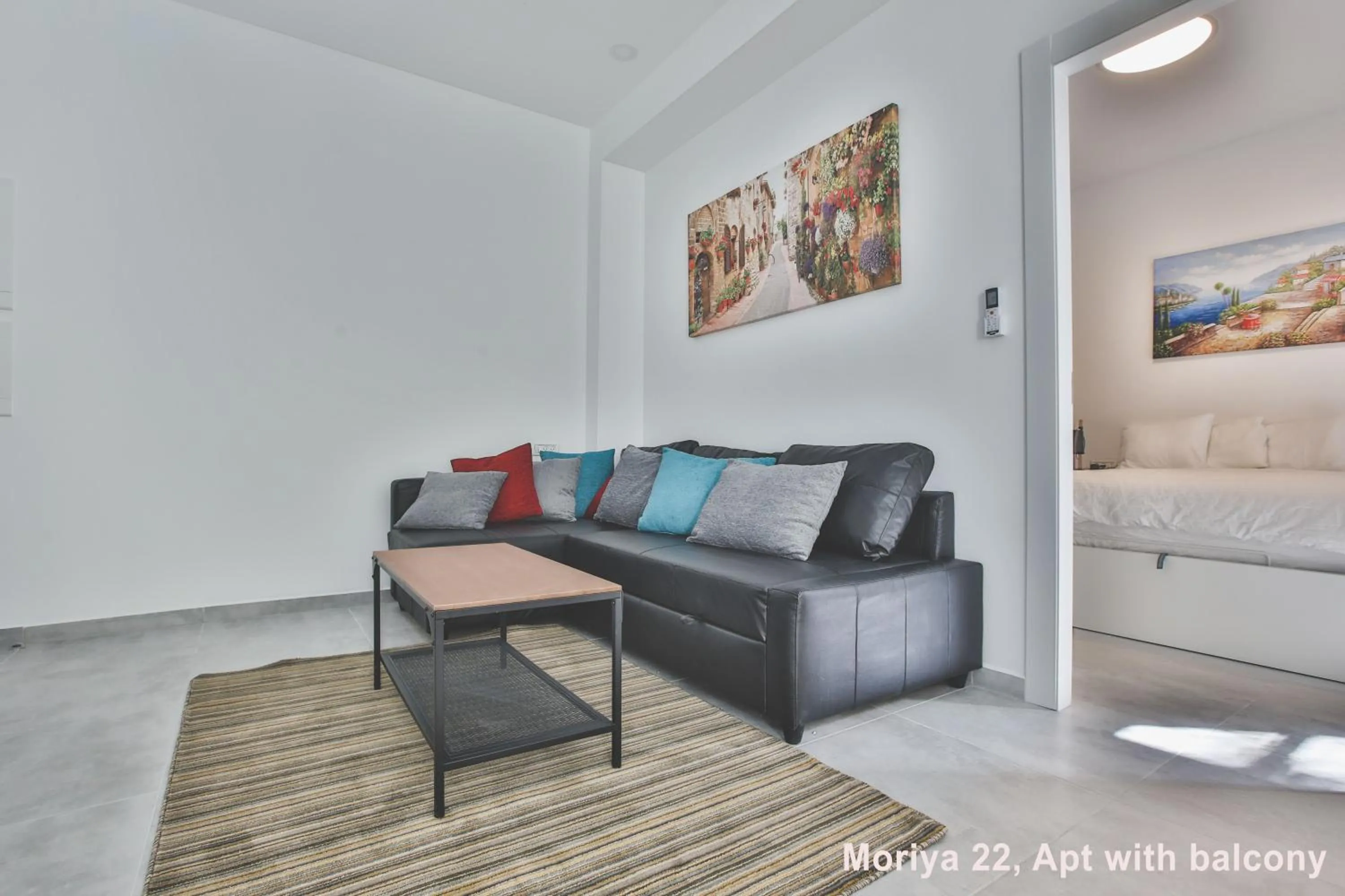 Living room in Carmel Boutique Apartments