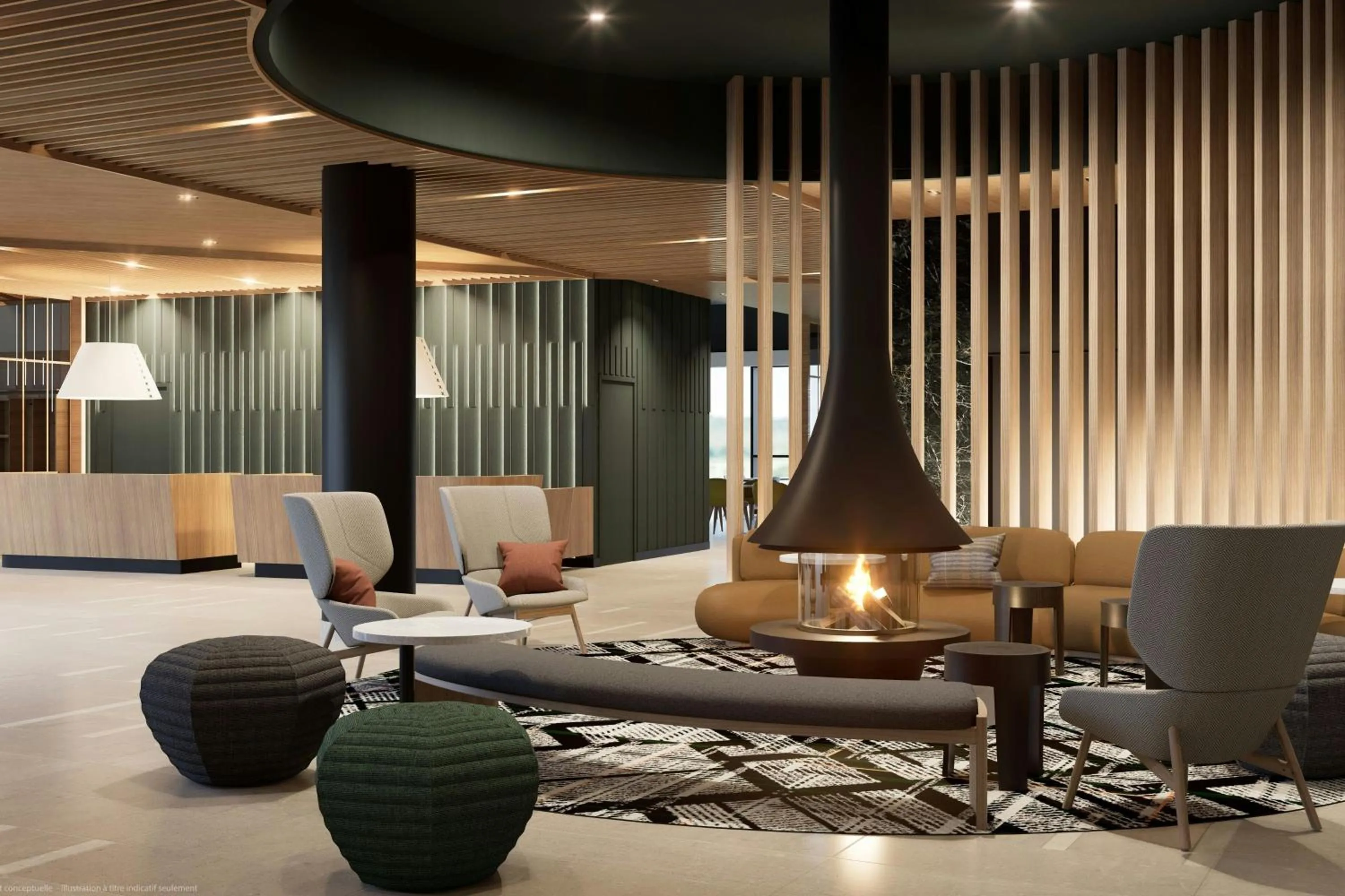 Lobby or reception in Residence Inn by Marriott Bromont