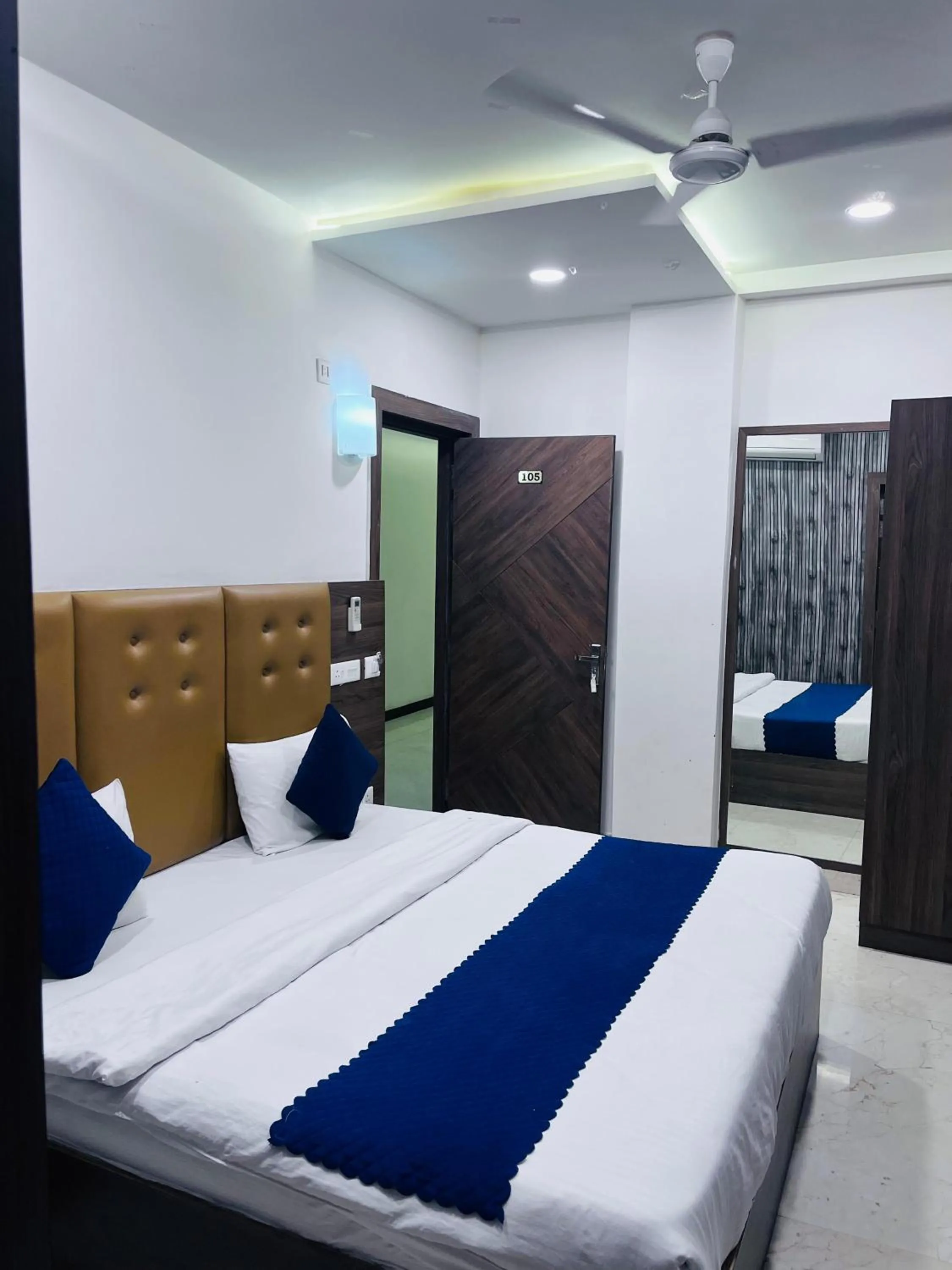 Bed in Hotel MM Palace Vairo Cafe