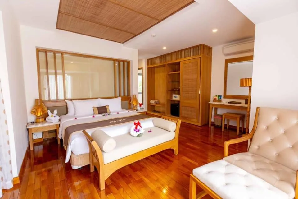 Bed in Sonata Resort & Spa