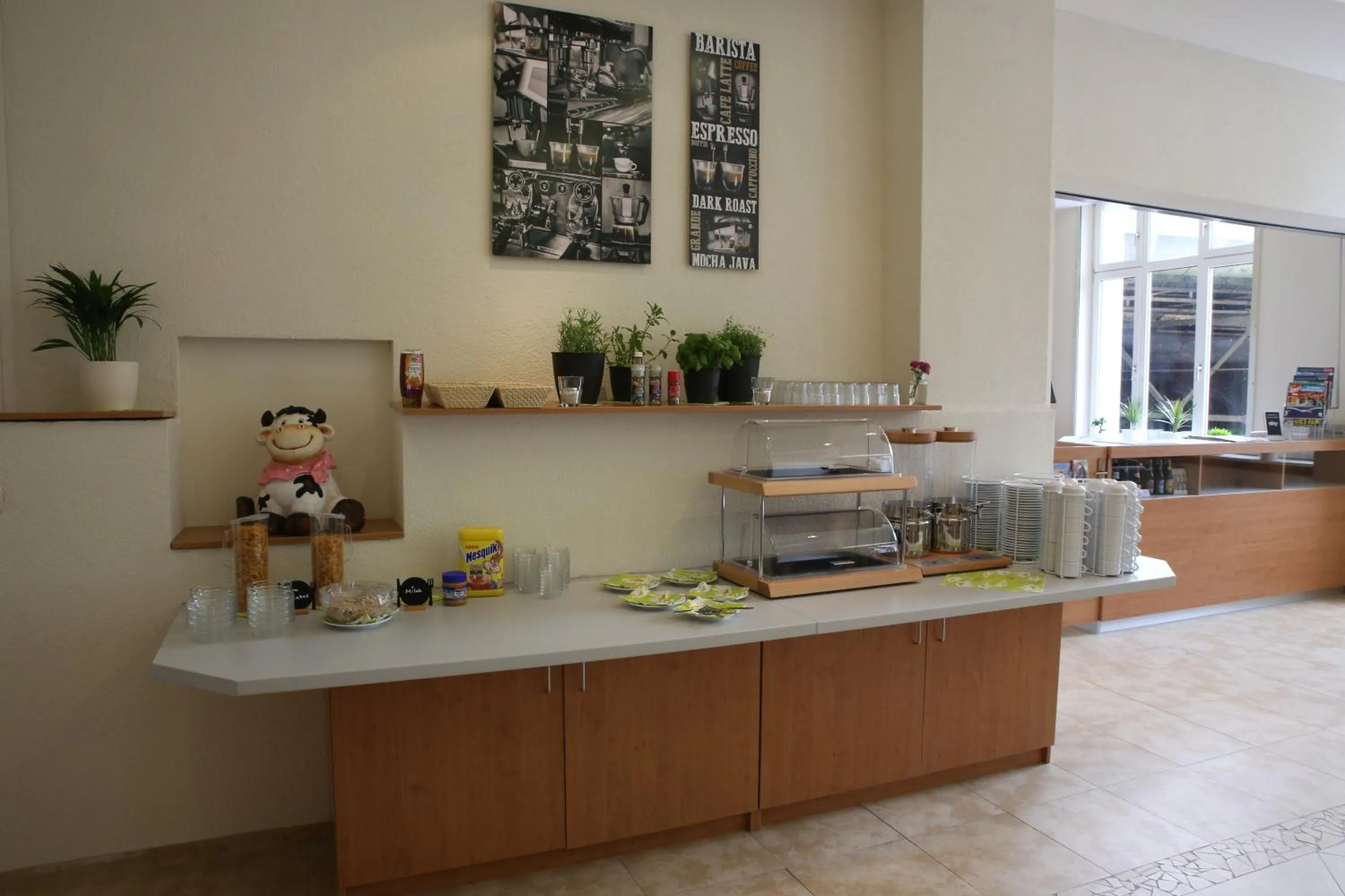 Buffet breakfast in City-Pension Magdeburg