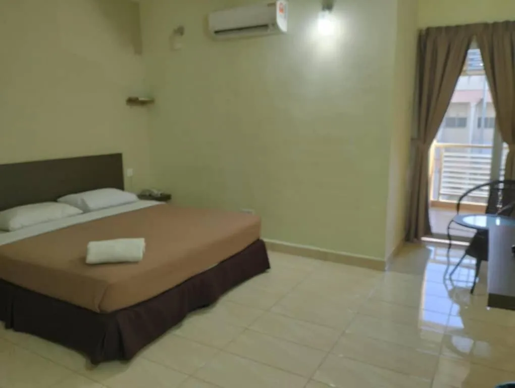 Bed in Hotel Darulaman Jitra