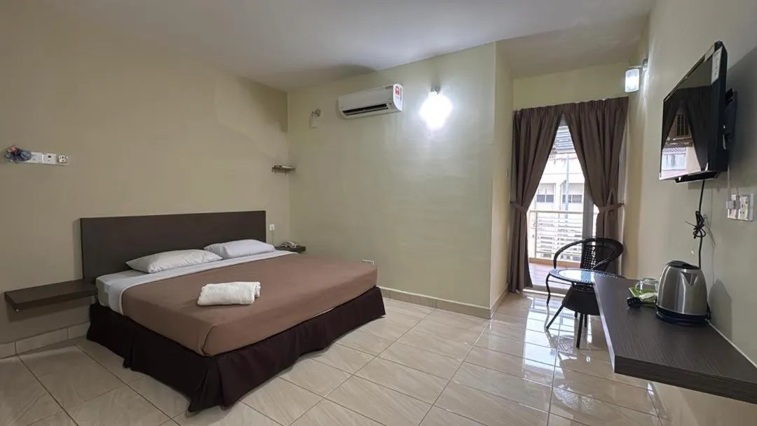 Bed in Hotel Darulaman Jitra