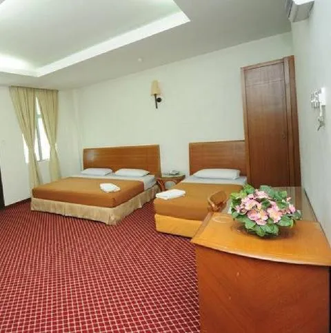 Bed in Hotel Darulaman Jitra