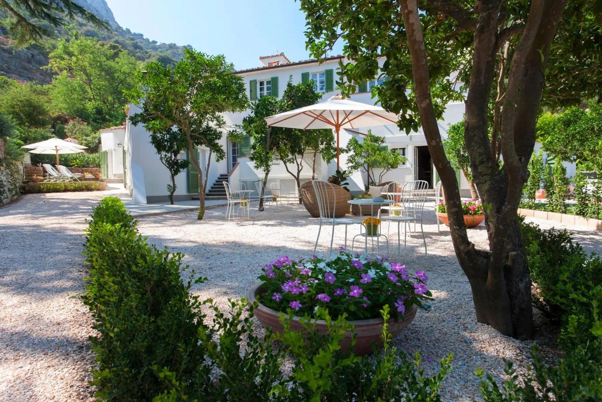 Garden in B&B Il Casale di Monserrato