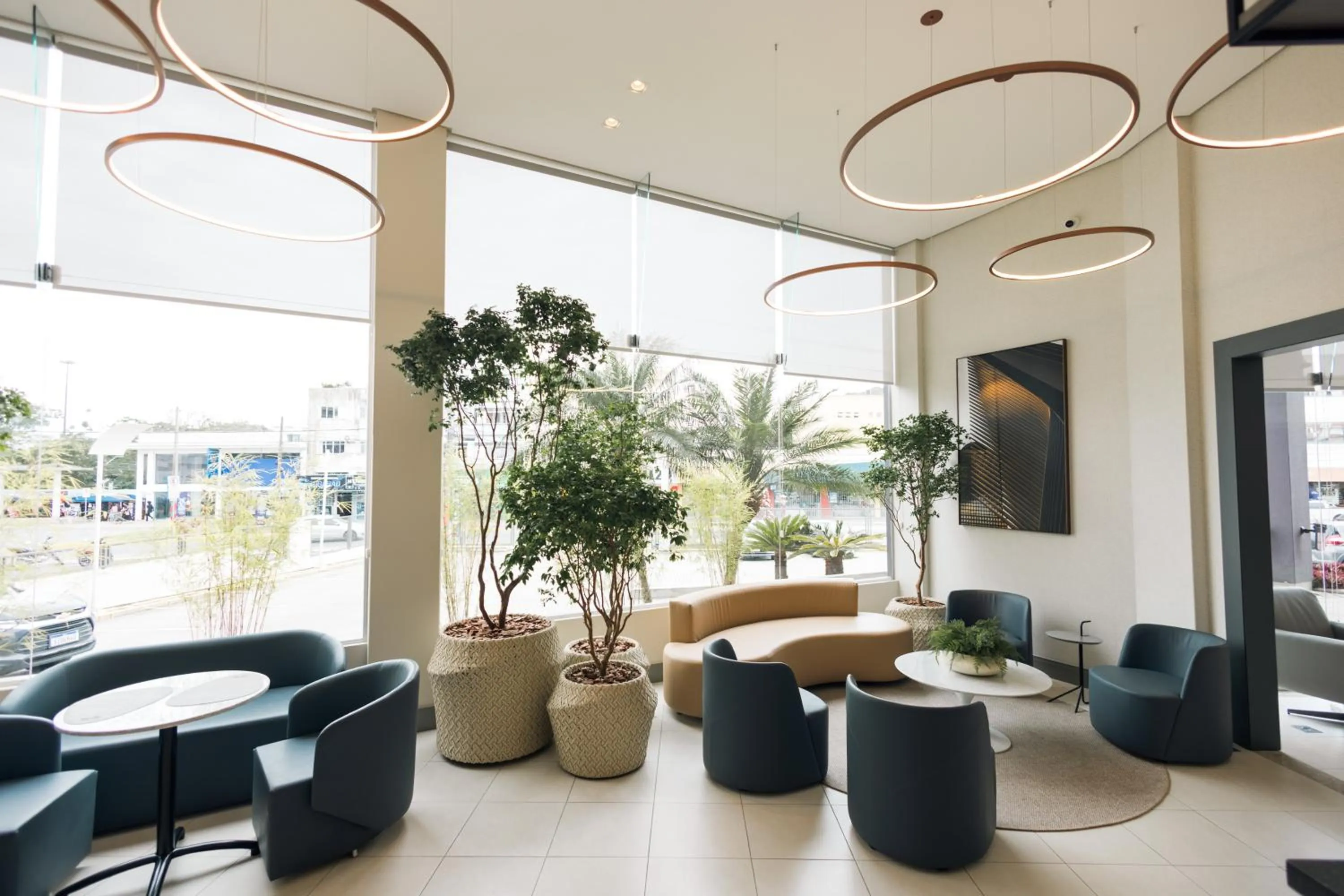 Seating area in Art Hotel