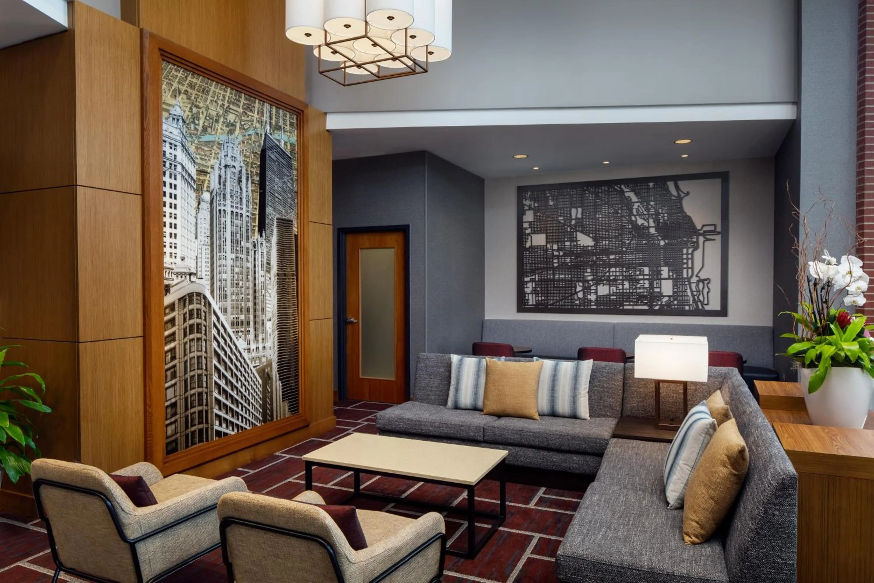 Lobby or reception in Hyatt Place Chicago Midway Airport