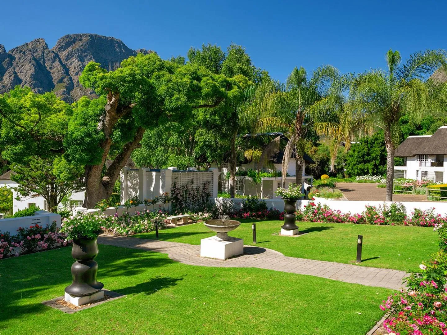 Garden view in Le Franschhoek Hotel & Spa by Dream Resorts
