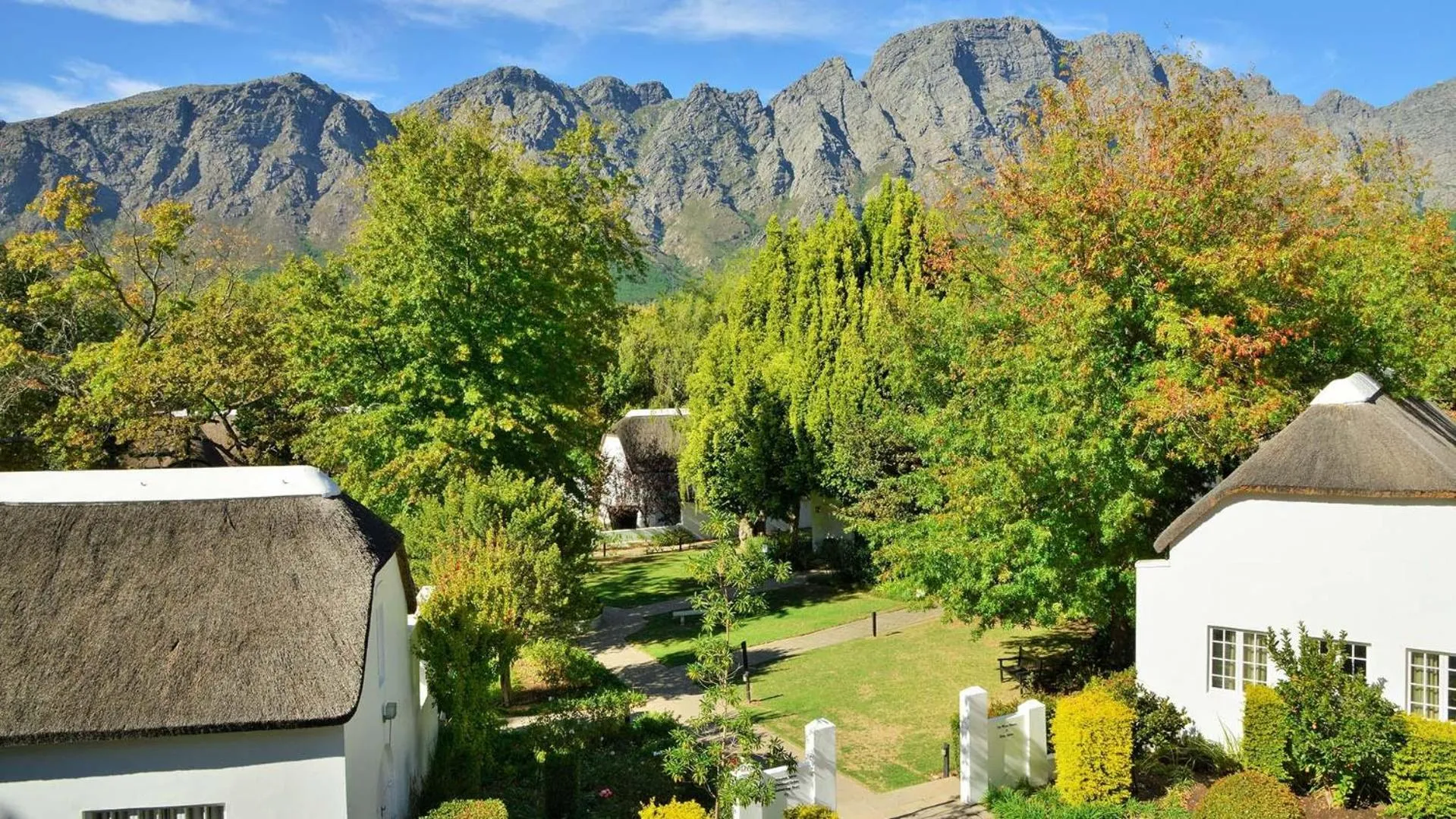 Property building in Le Franschhoek Hotel & Spa by Dream Resorts