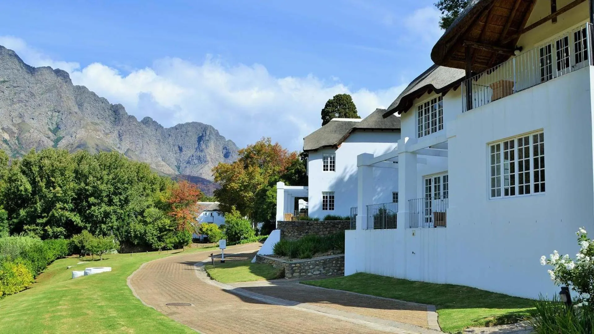 Property building in Le Franschhoek Hotel & Spa by Dream Resorts