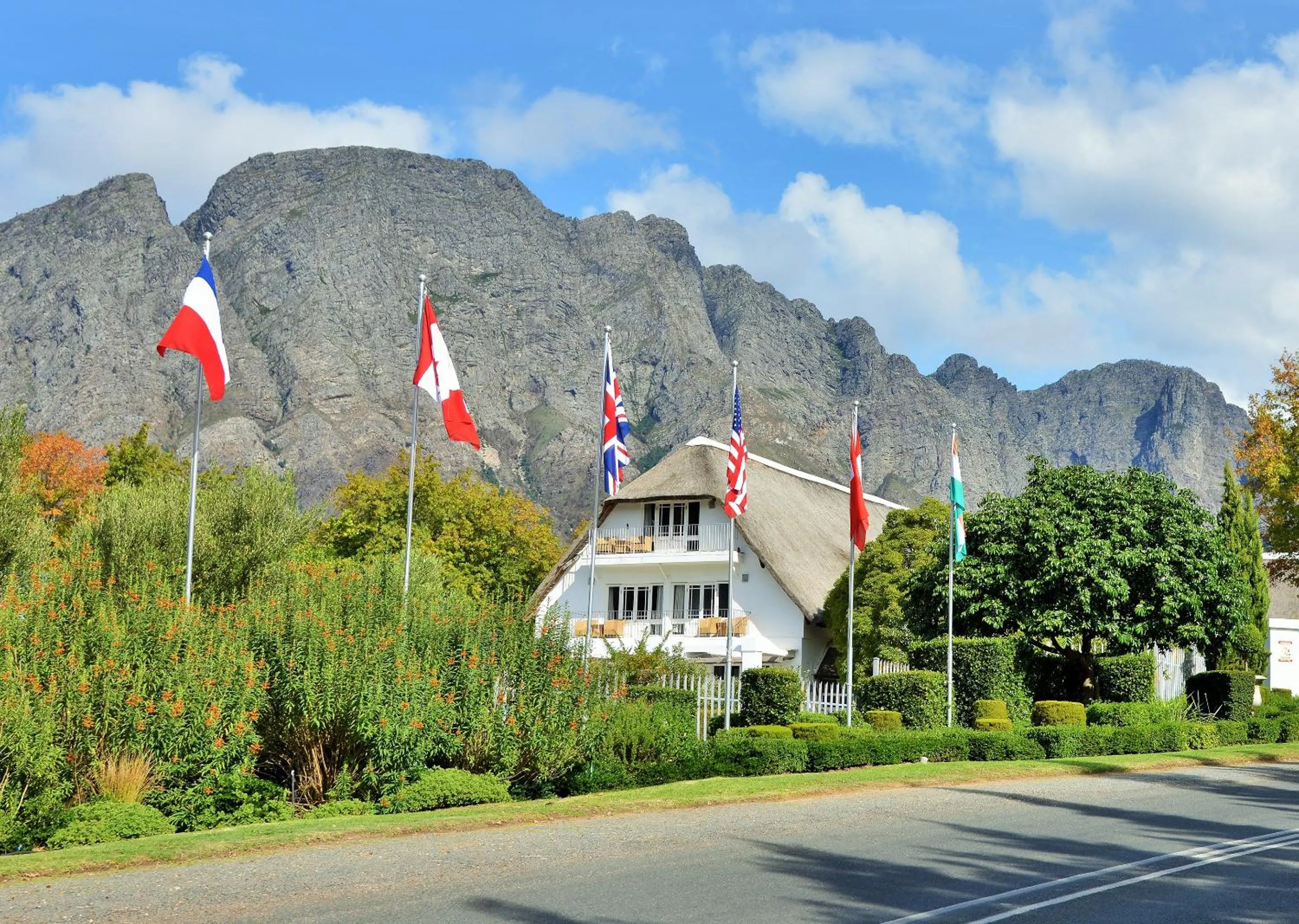 Property building in Le Franschhoek Hotel & Spa by Dream Resorts
