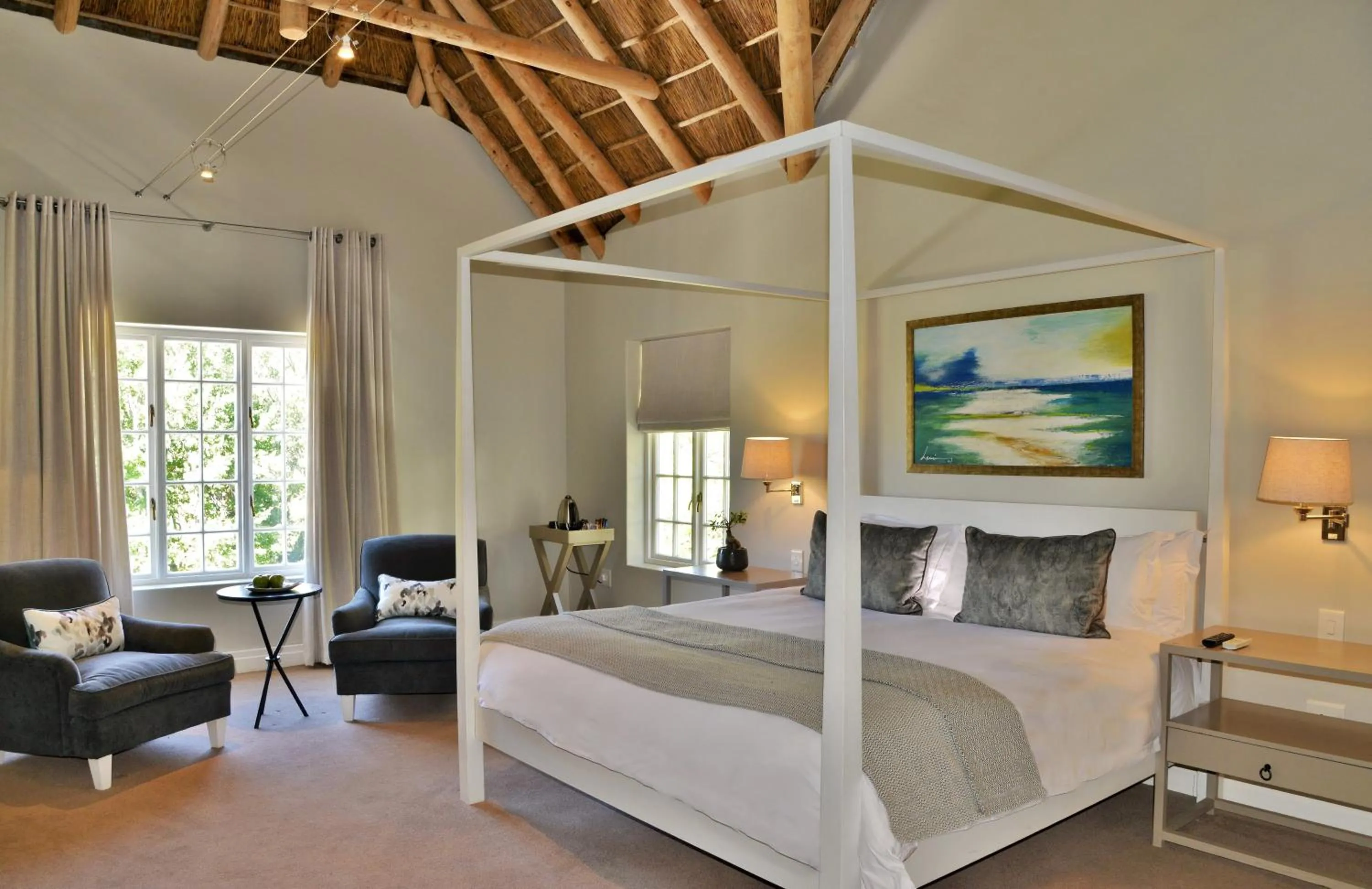 Bed in Le Franschhoek Hotel & Spa by Dream Resorts