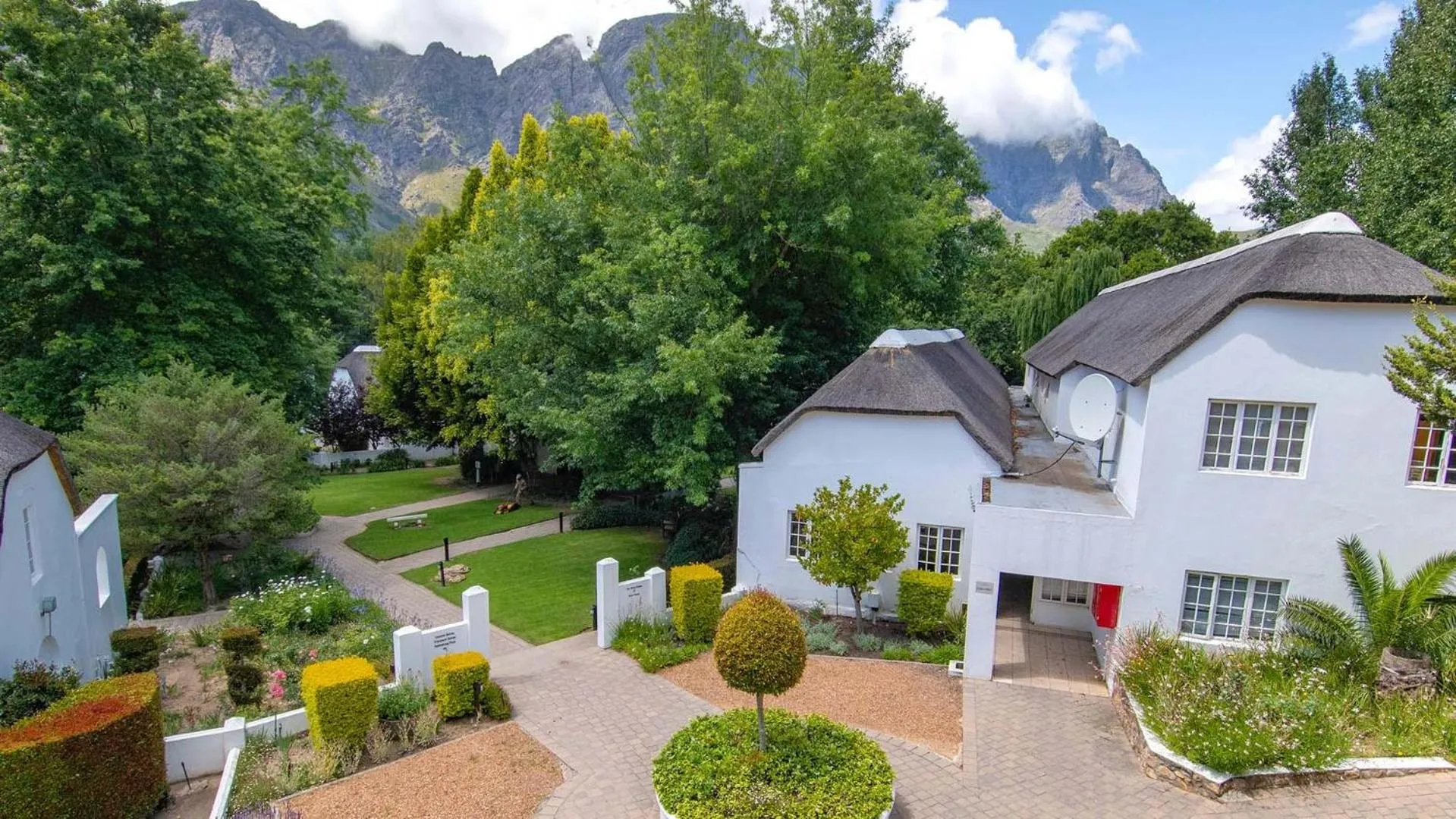 Property building in Le Franschhoek Hotel & Spa by Dream Resorts