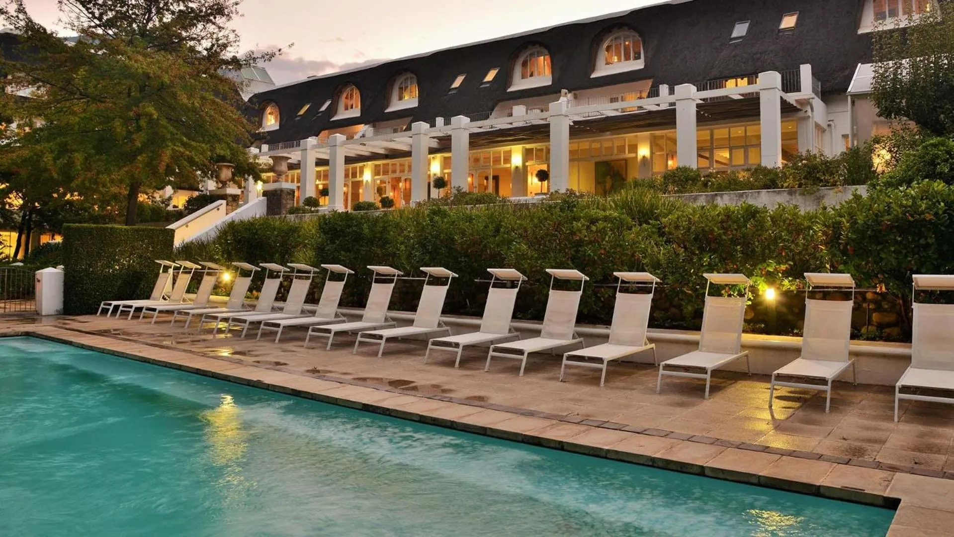 Property building in Le Franschhoek Hotel & Spa by Dream Resorts