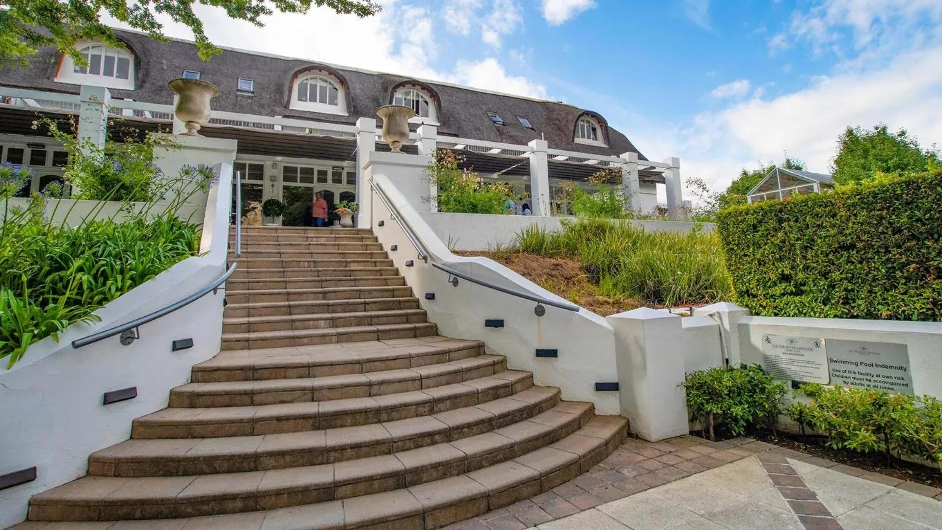 Property building in Le Franschhoek Hotel & Spa by Dream Resorts