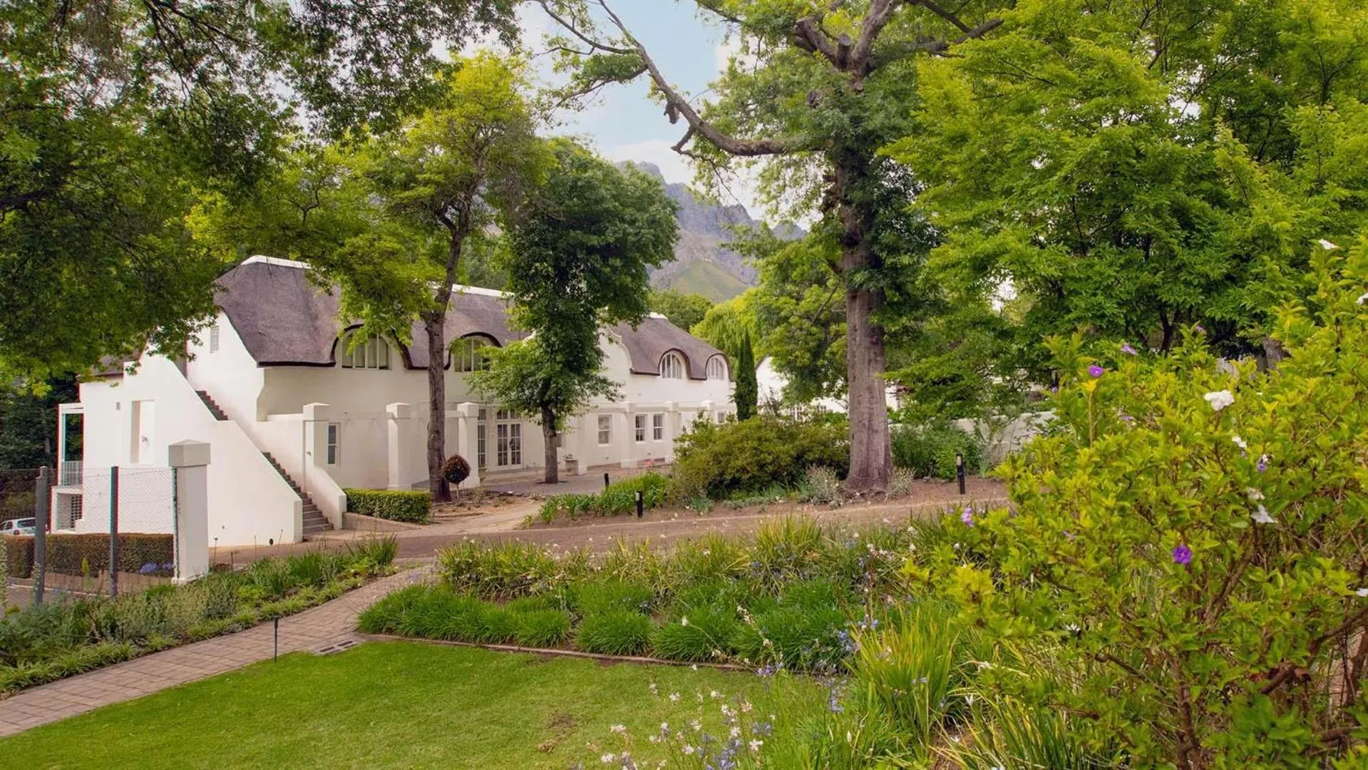 Property building in Le Franschhoek Hotel & Spa by Dream Resorts