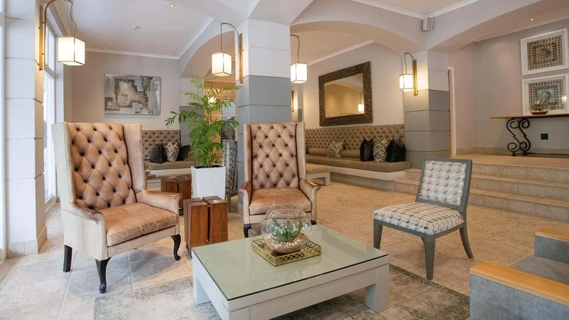 Lobby or reception in Le Franschhoek Hotel & Spa by Dream Resorts