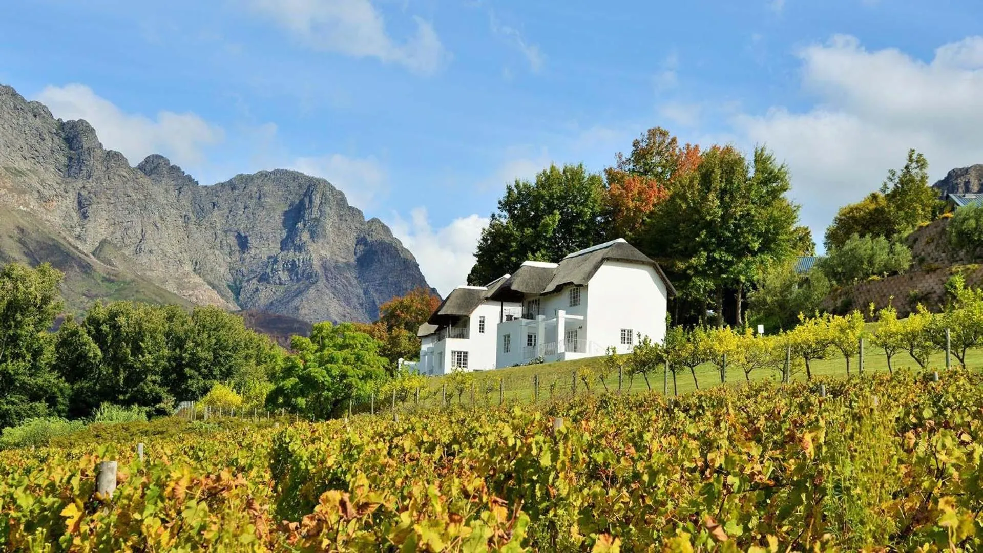 Property building in Le Franschhoek Hotel & Spa by Dream Resorts