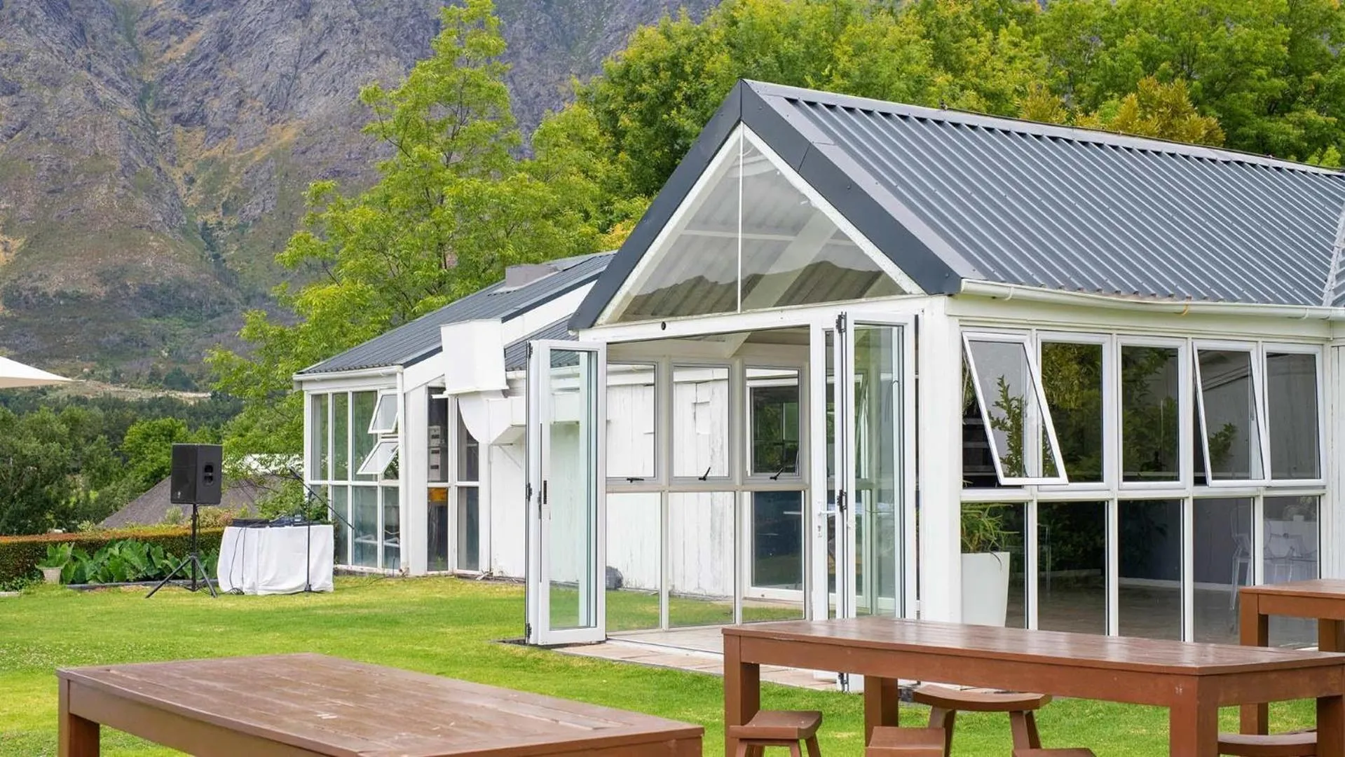 Property building in Le Franschhoek Hotel & Spa by Dream Resorts