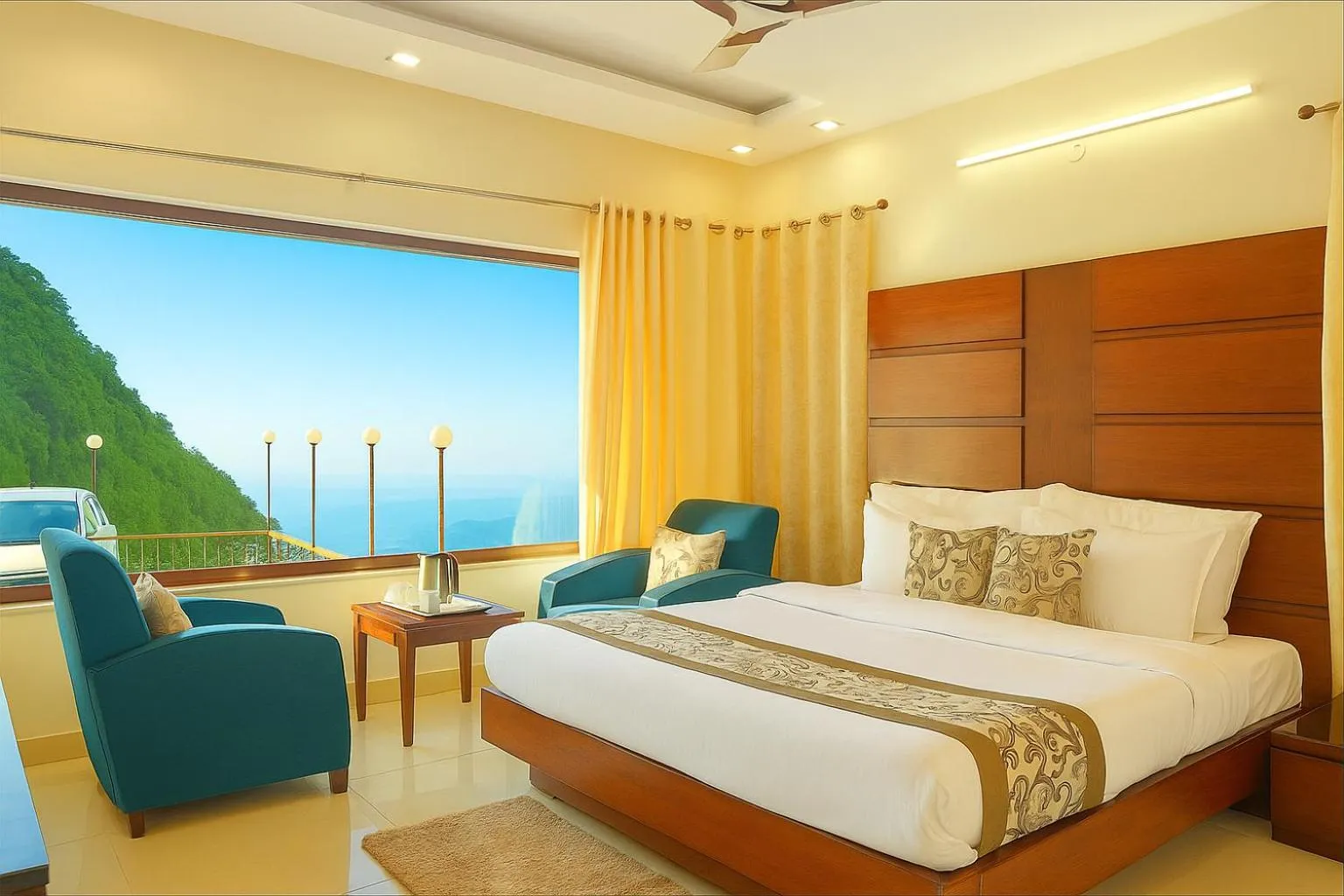 Bed in Hotel Winter Line Inn Near St Francis Monastery