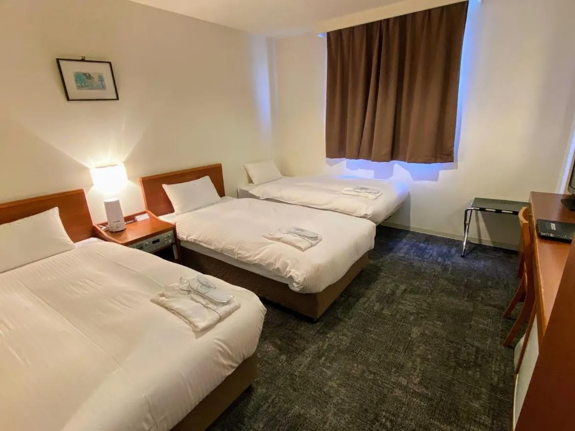 Bed in Blue Port Hotel Kitakyushu Airport