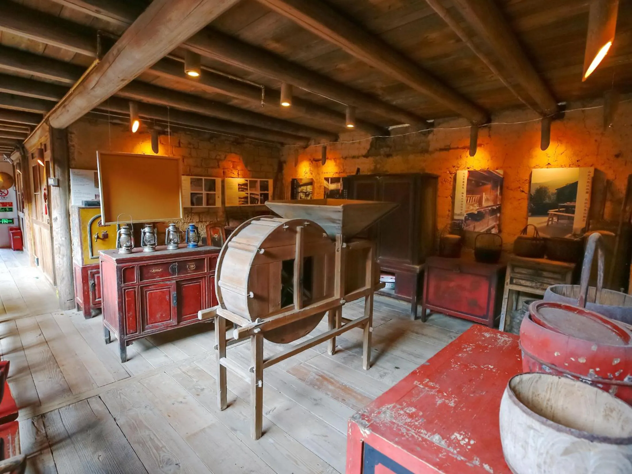 Lounge or bar in Tulou Herongzhuang Inn