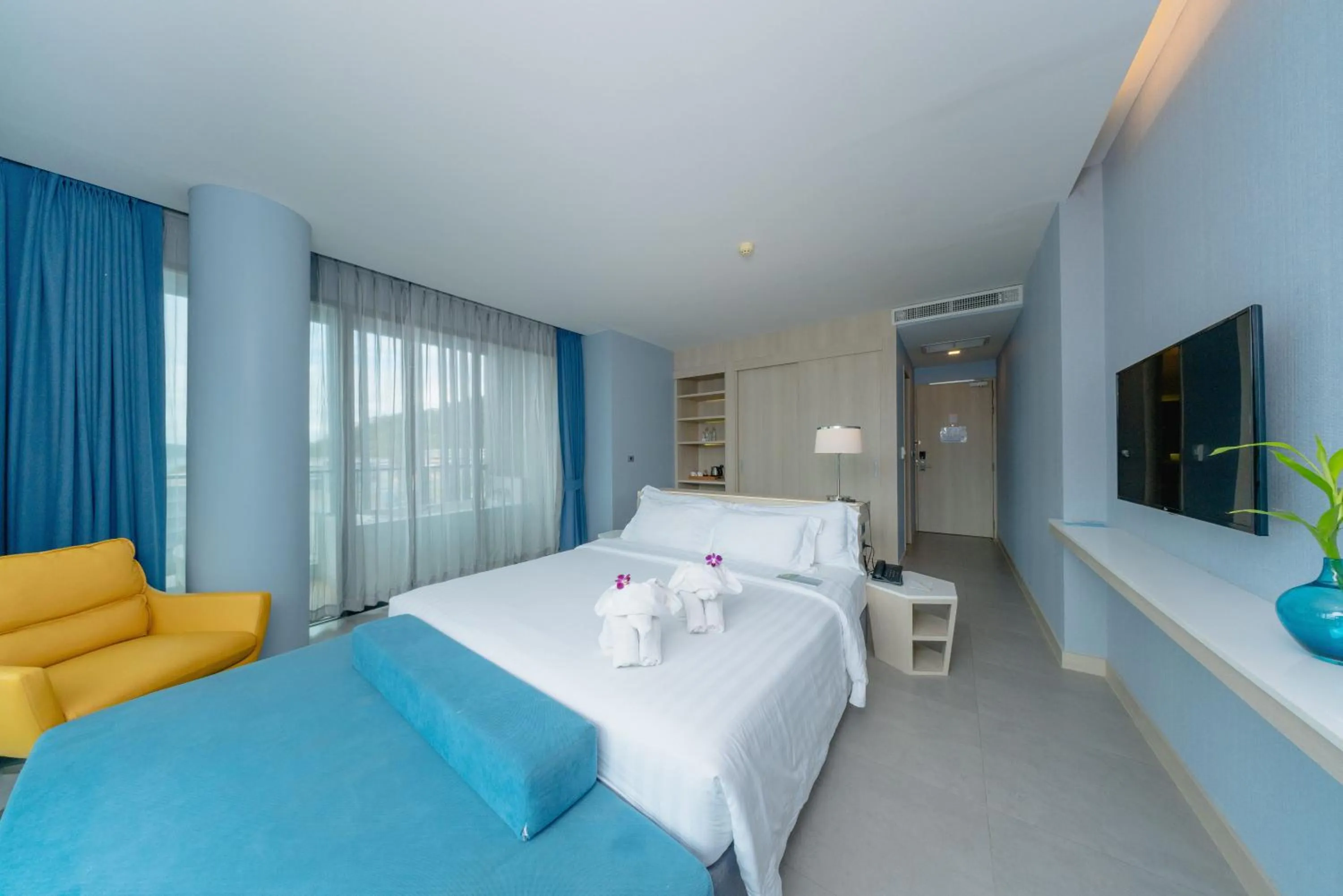 Bed in BlueSotel Krabi AoNang Beach