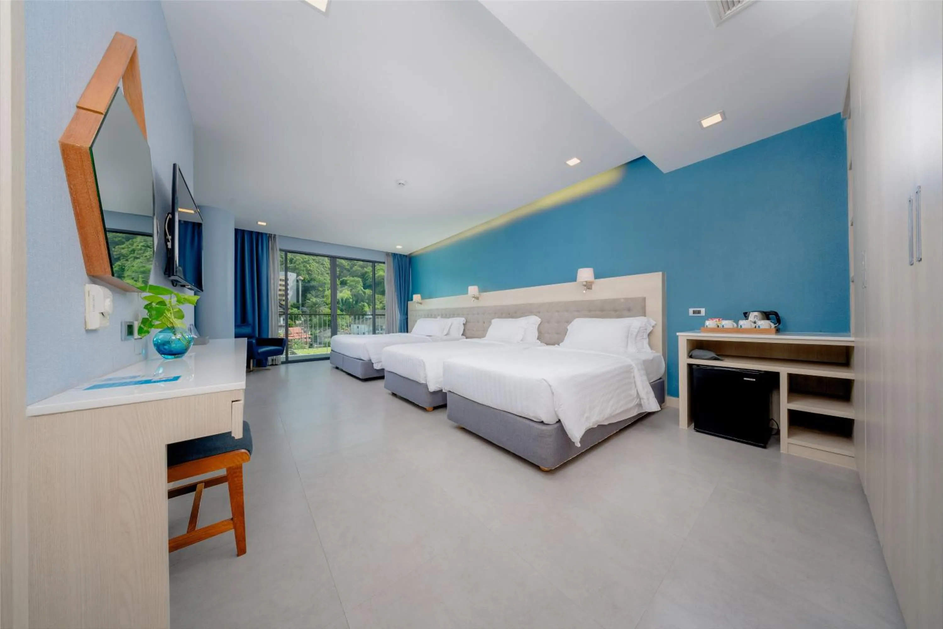 Bed in BlueSotel Krabi AoNang Beach