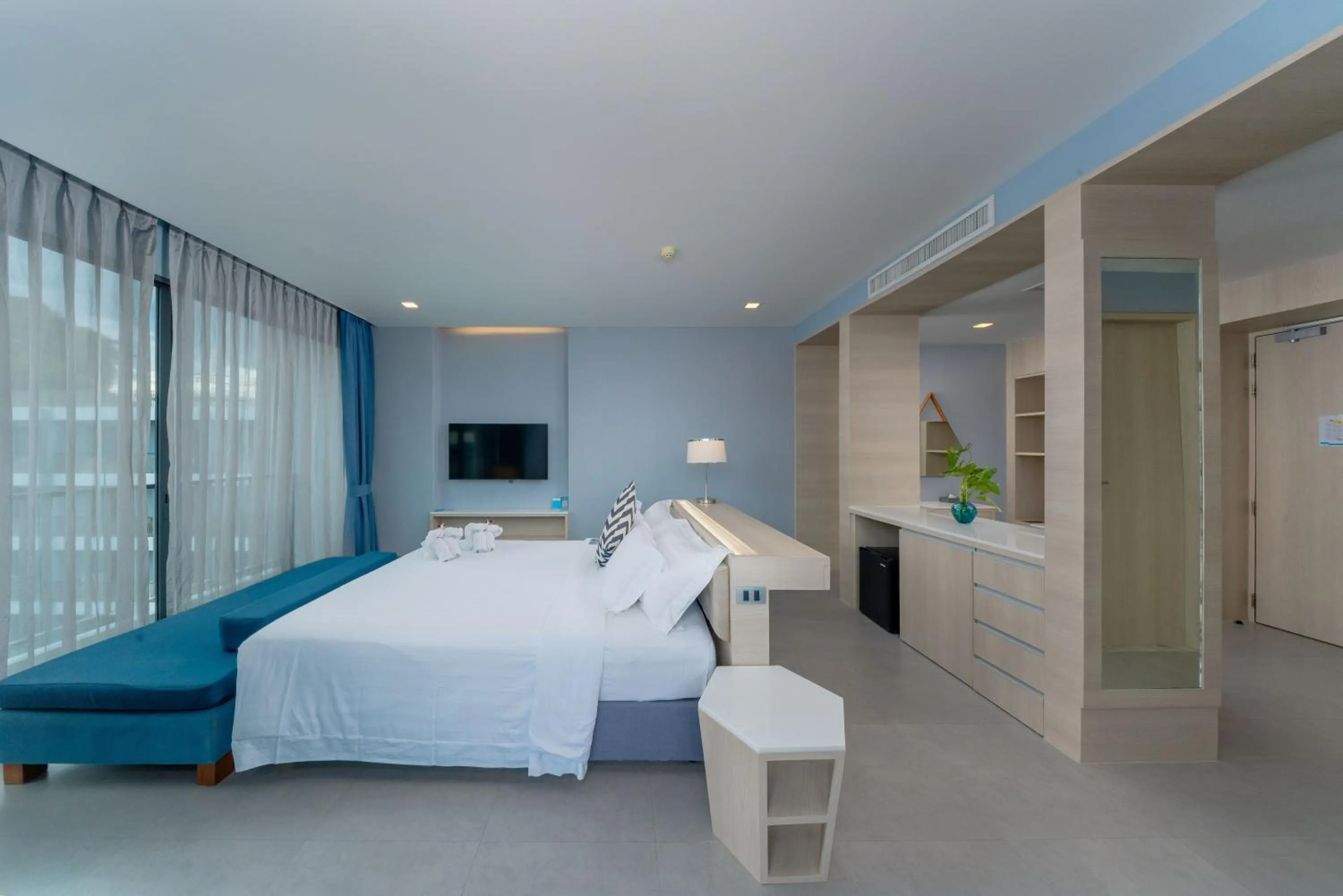 Bed in BlueSotel Krabi AoNang Beach