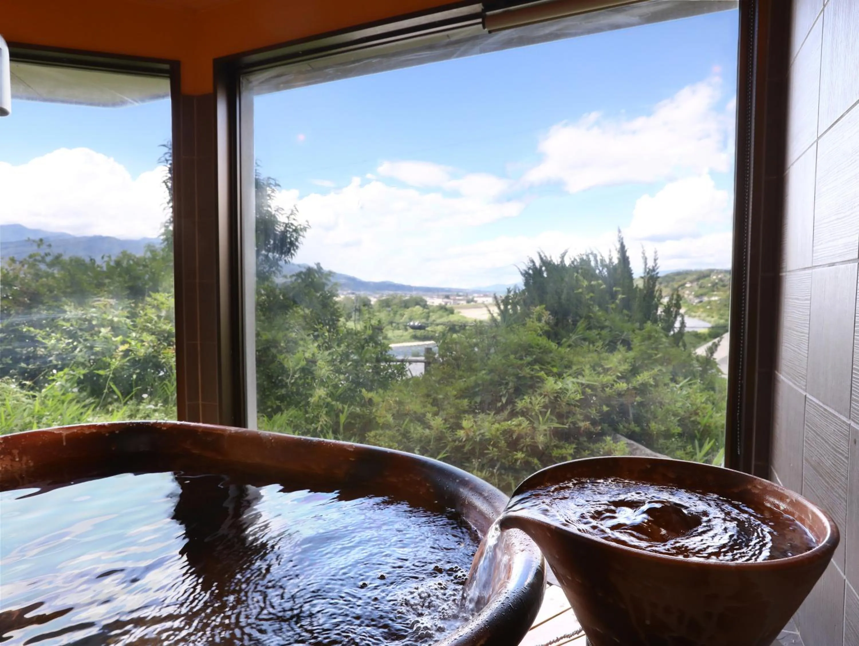 Hot Spring Bath in Yoshinotei