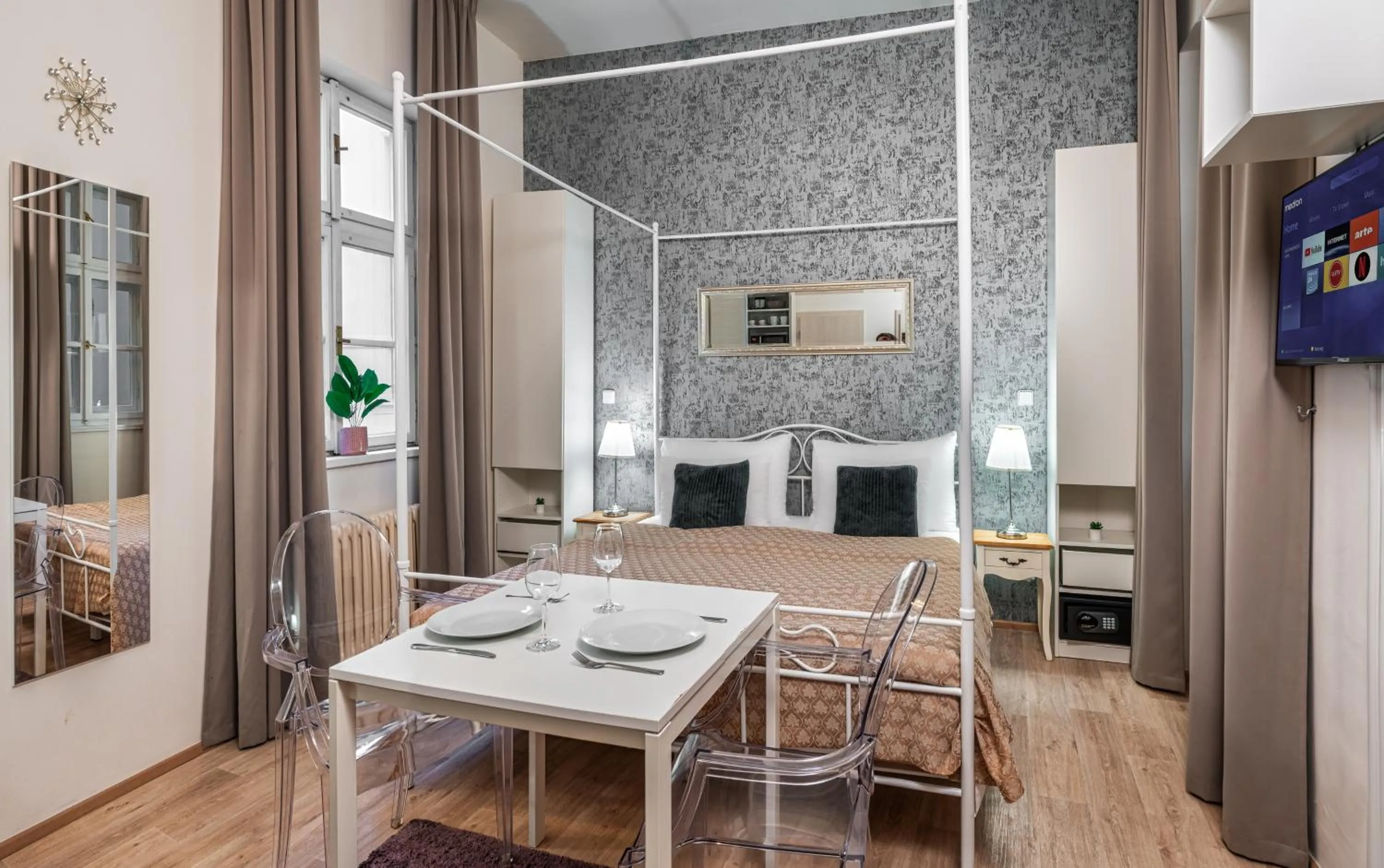 Bed in 7 Tales Apartments by Adrez