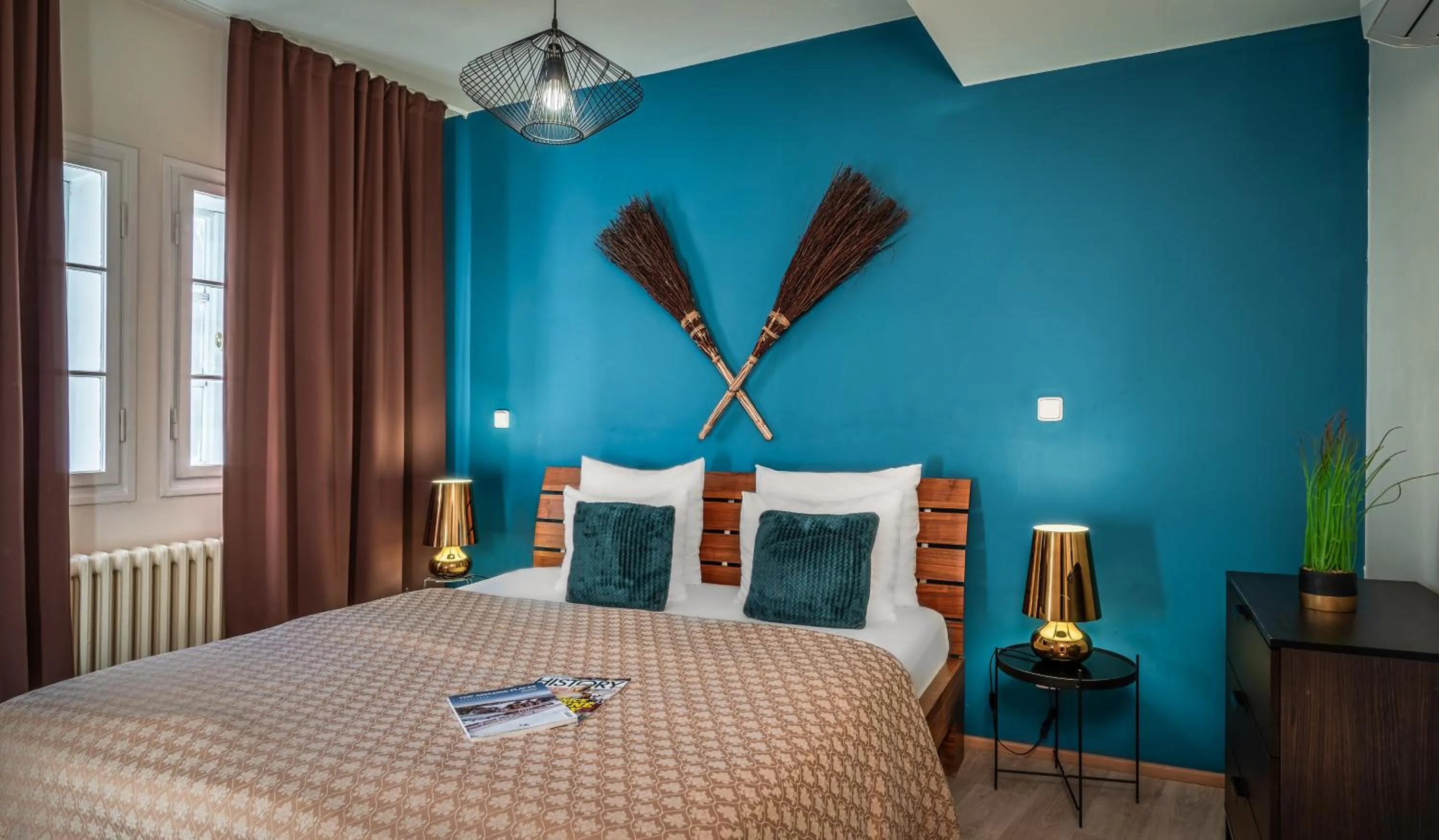 Bedroom, Bed in 7 Tales Apartments by Adrez