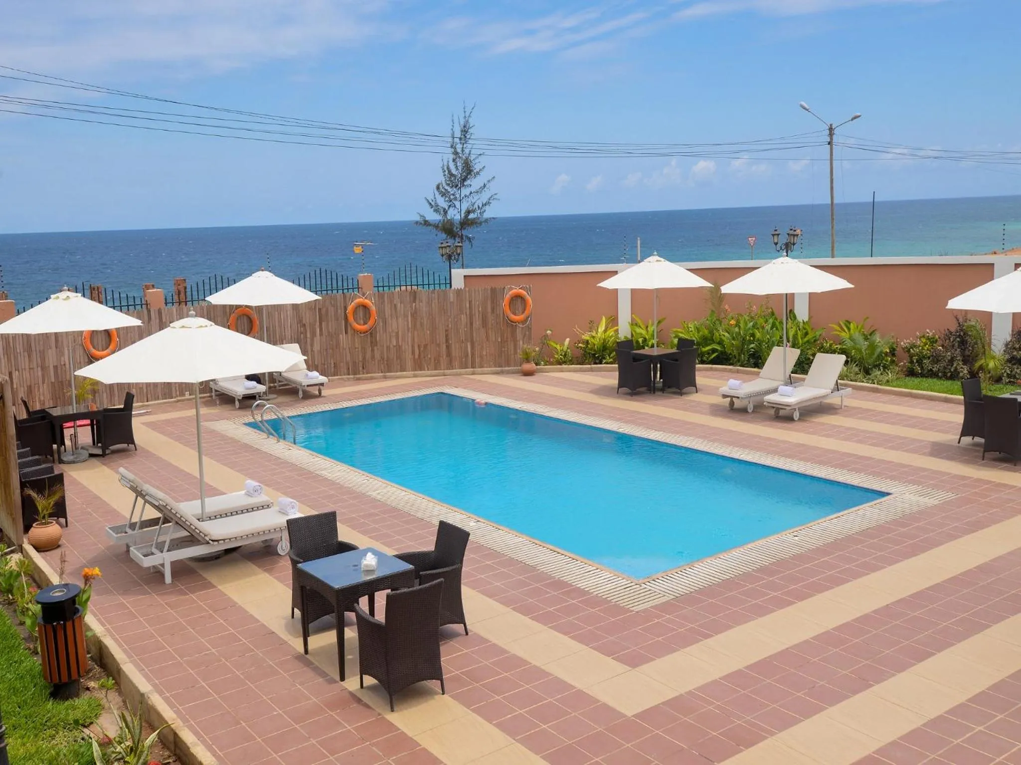 Beach in Raphael's Hotel